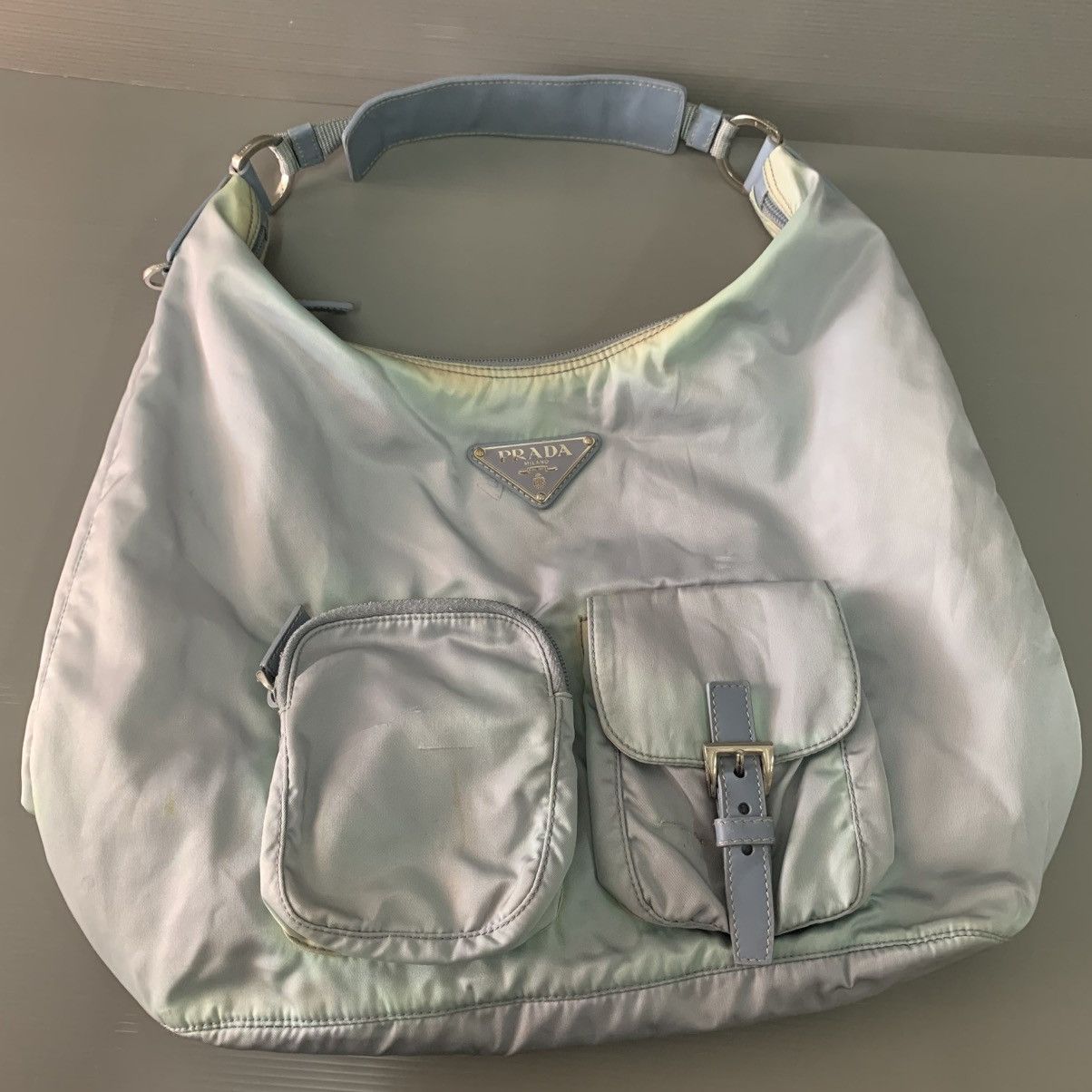 Prada Prada Nylon Large Hobo Bag Size ONE SIZE - 4 Thumbnail
