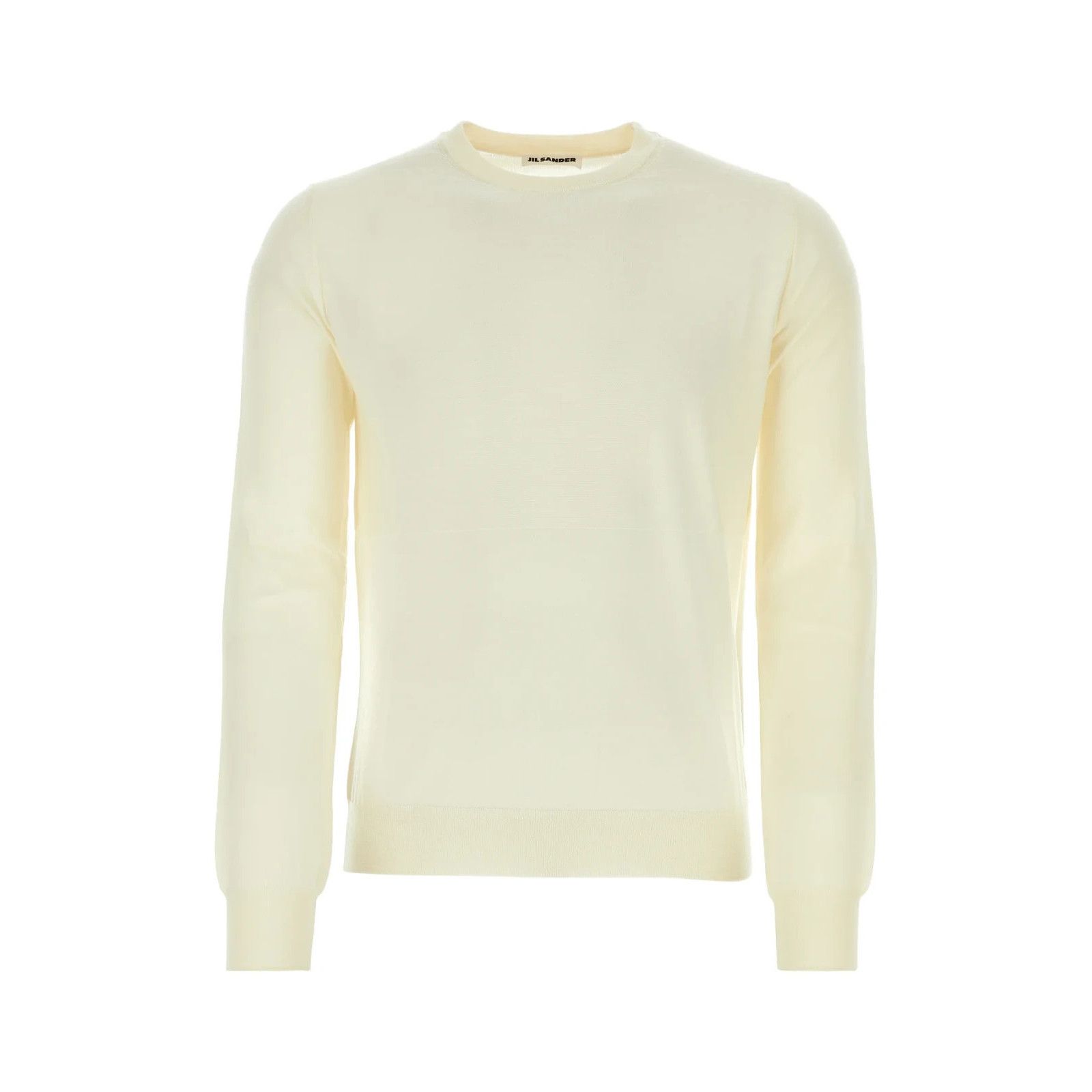 JIL SANDER Ivory Wool Sweater New And Authentic (Men's size: