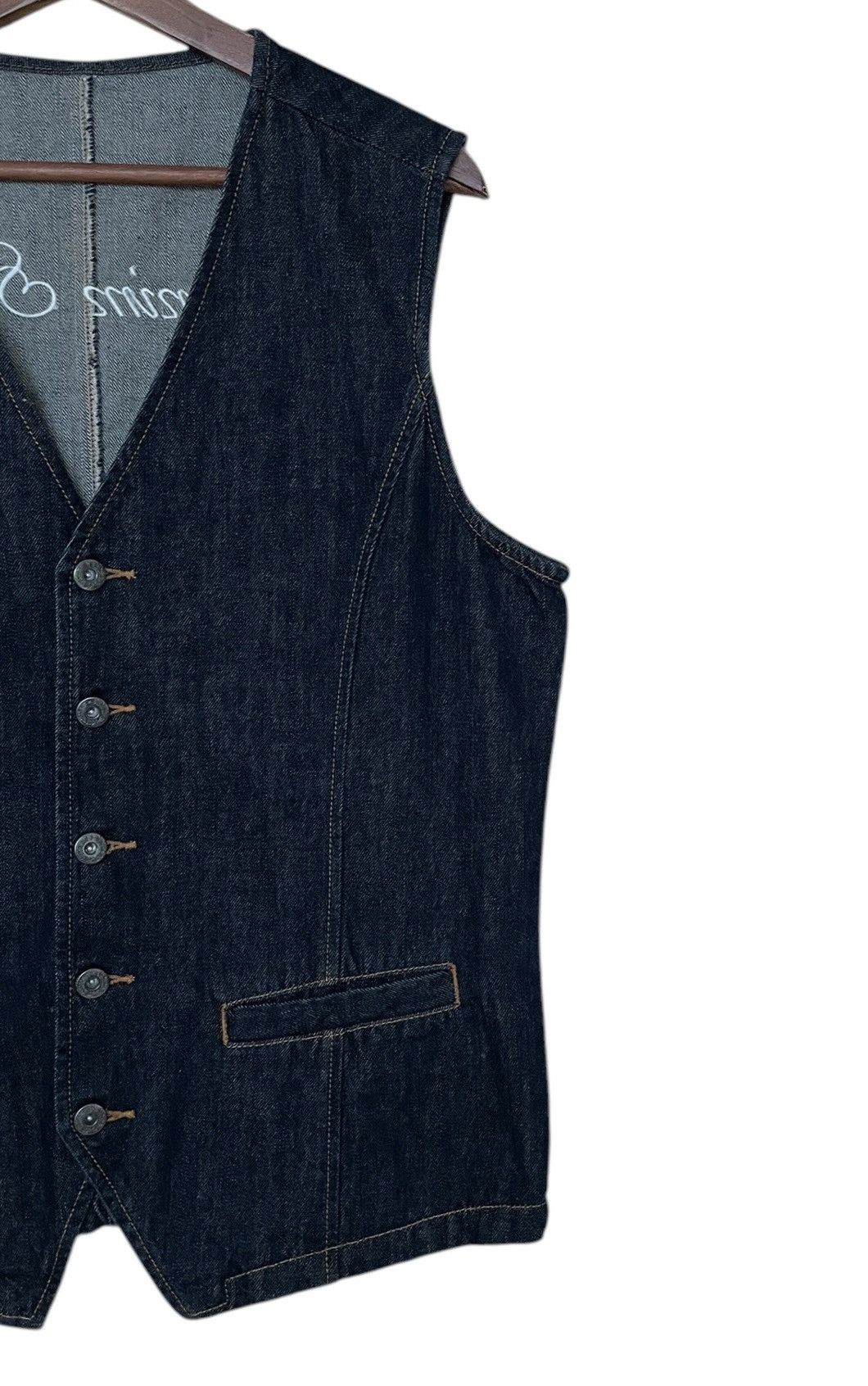 Vintage Vintage Japanese Brand Denim Street Vest 2000s Size US XL / EU 56 / 4 - 6 Thumbnail