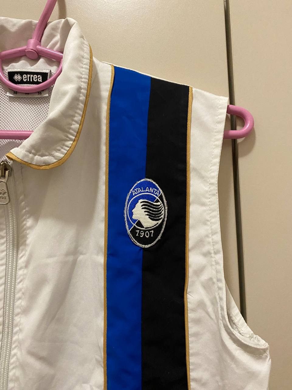 Vintage Rare ⚫️🔵 Atalanta vest Errea Size US XS / EU 42 / 0 - 4 Thumbnail
