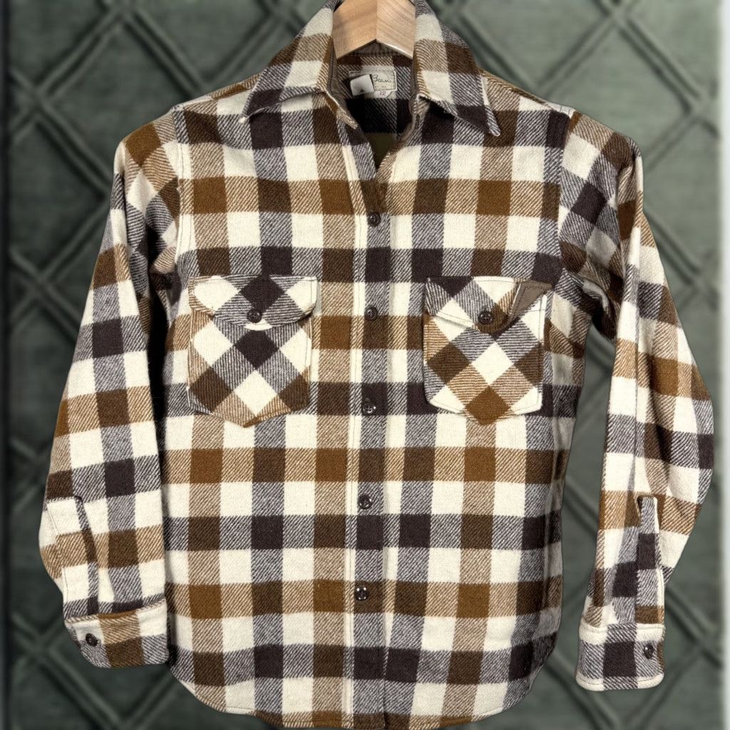 Vintage VINTAGE L.L. Bean Shirt Brown Plaid Long Sleeve Button-Up Women's Size 12 Size XL / US 12-14 / IT 48-50 - 1 Thumbnail