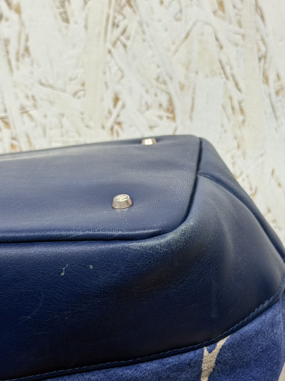 Vivienne Westwood Vivienne Westwood Ocean Camo Suede Leather Travel Bag Size ONE SIZE - 14 Thumbnail