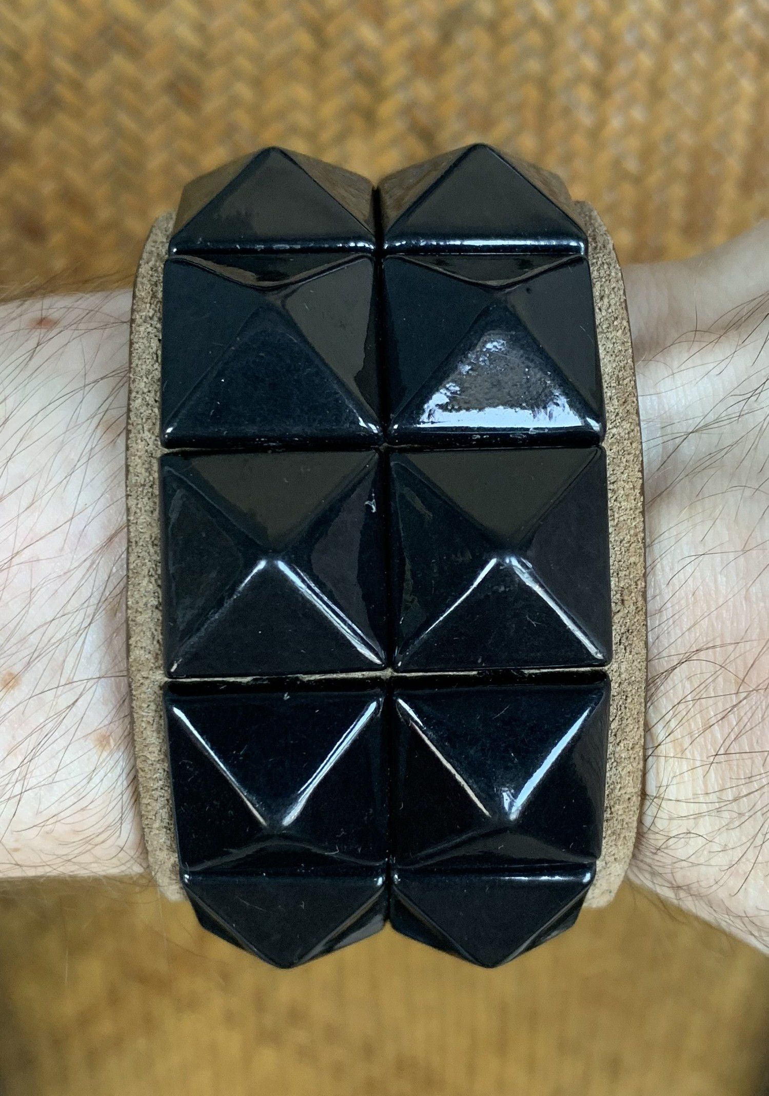 Number (N)ine FW04 Number (N)ine Studded Leather Bracelet Size ONE SIZE - 1 Thumbnail