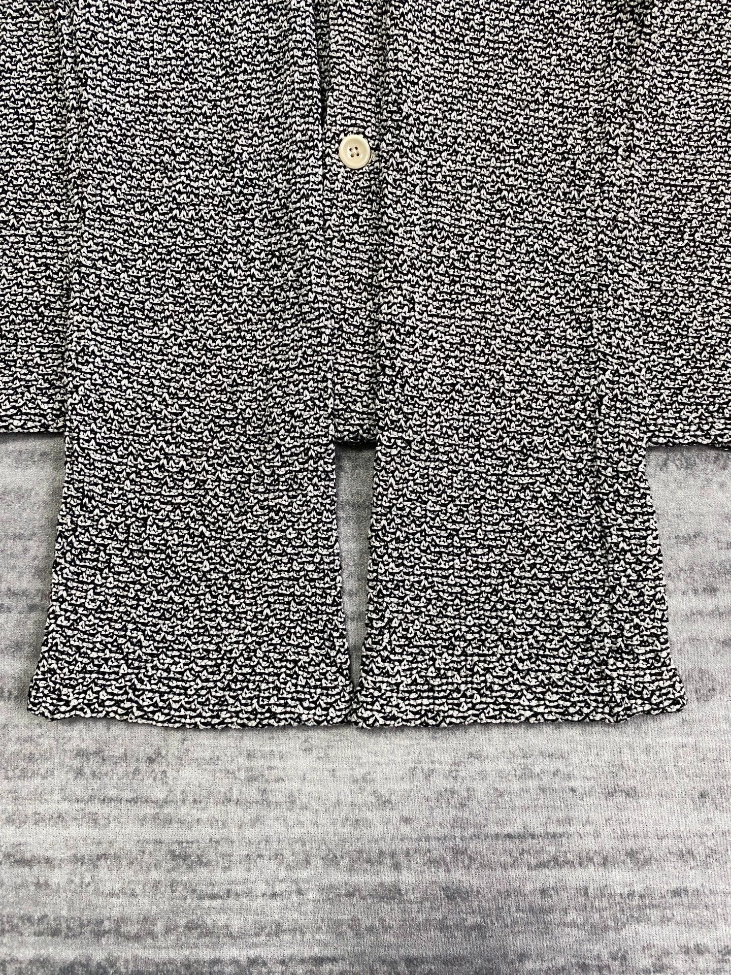 Our Legacy Our Legacy Snowflake Knit Black & White Cat Ear Jacket Size US S / EU 44-46 / 1 - 5 Thumbnail