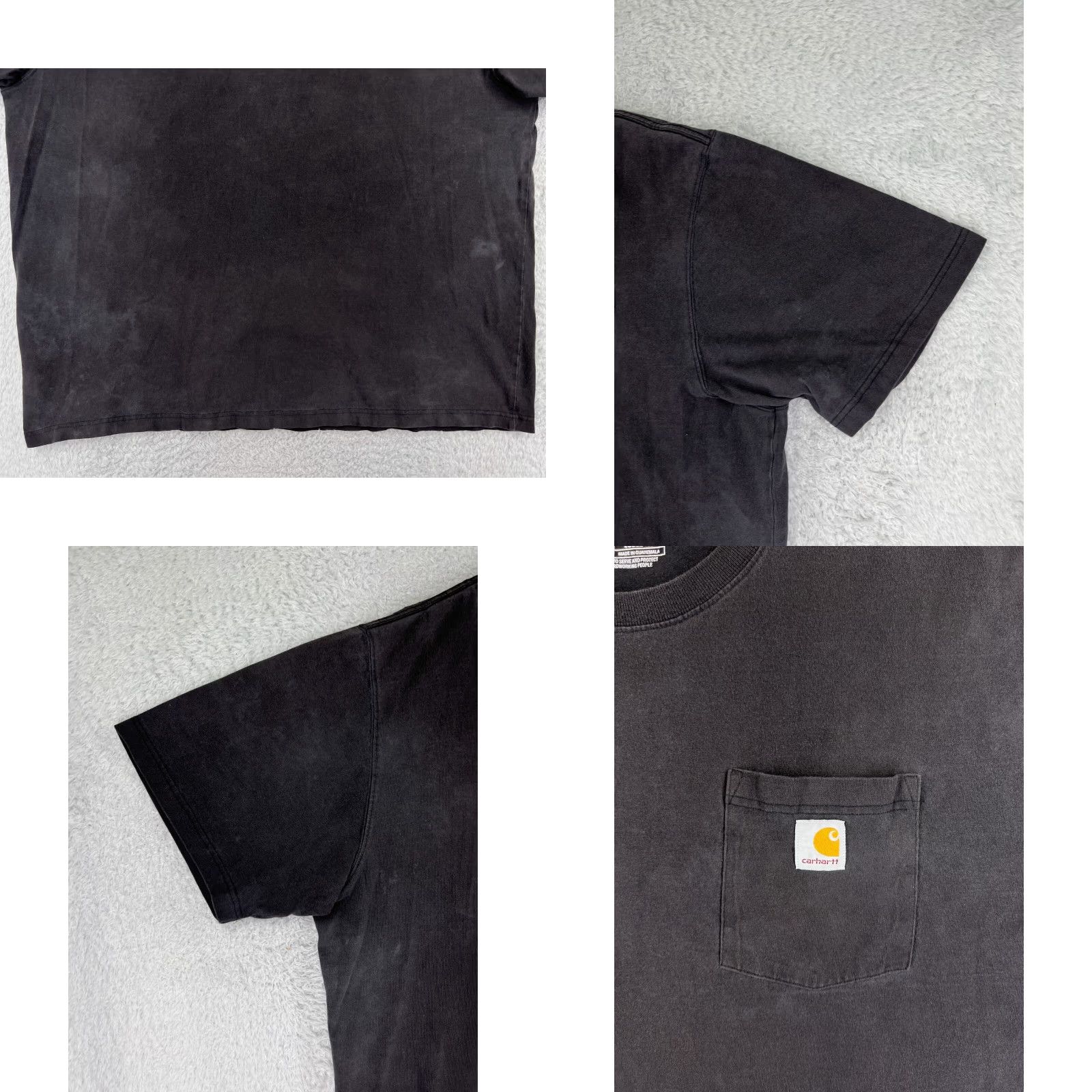 Carhartt Carhartt Men’s K87 T-Shirt – 2XL Black Short Sleeve Crew Neck 100% Cotton Jersey with Logo Embroidered Patch, Workwear Shirt, Big & Tall, Adult Mens Size US XXL / EU 58 / 5 - 8 Thumbnail