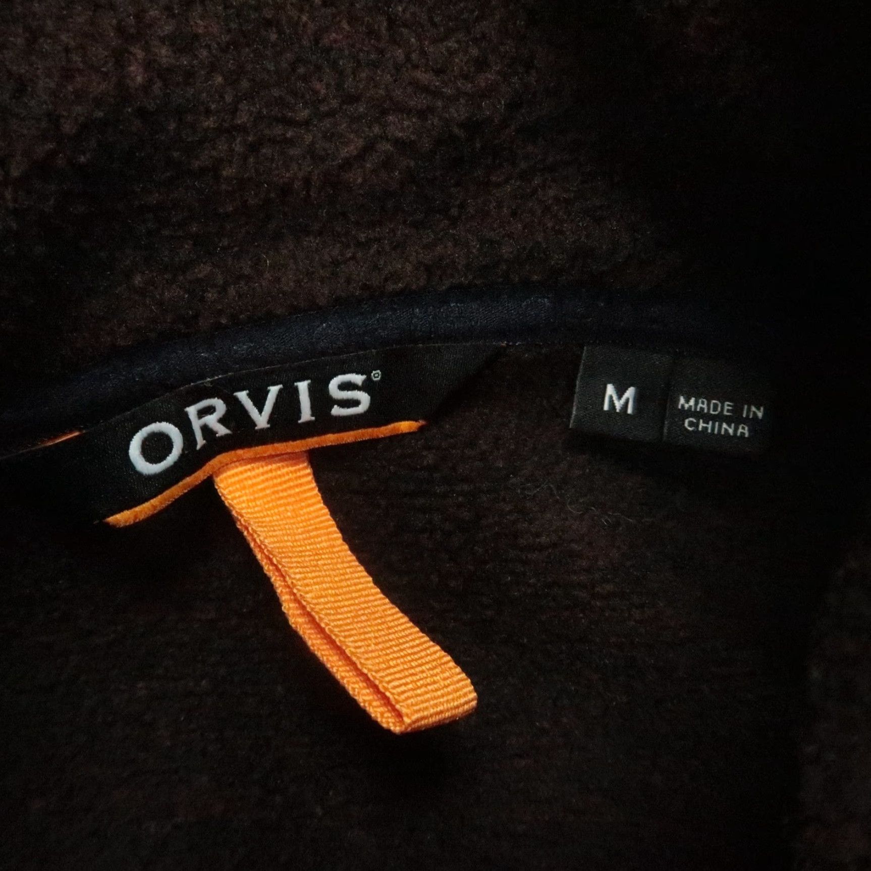 Orvis Orvis Vest Mens Medium Brown Fleece Full Zip Pockets Hiking Travel Casual Workwear"} Size US M / EU 48-50 / 2 - 3 Thumbnail