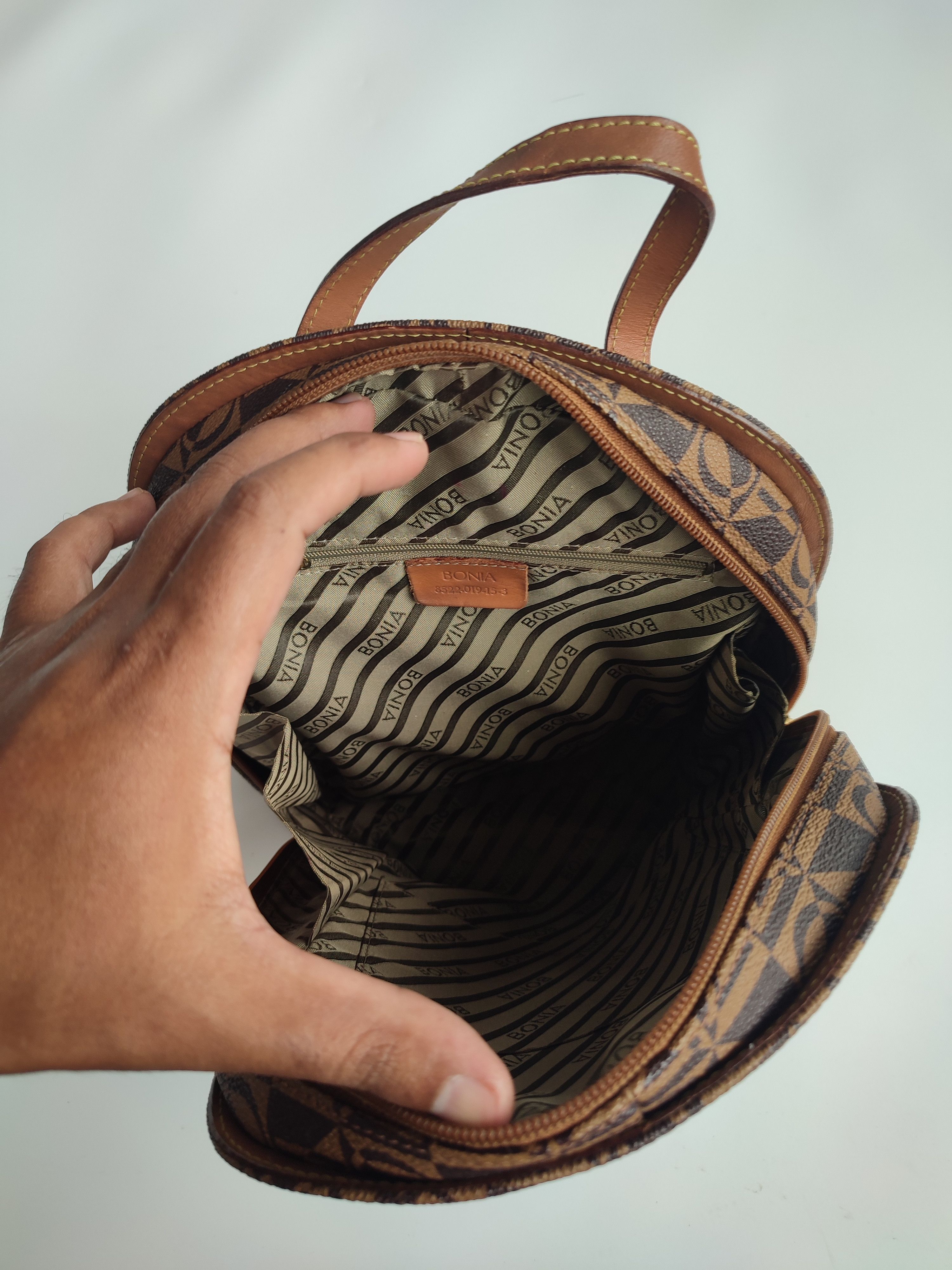 Other BONIA BROWN MONOGRAM BACKPACK Size ONE SIZE - 7 Thumbnail