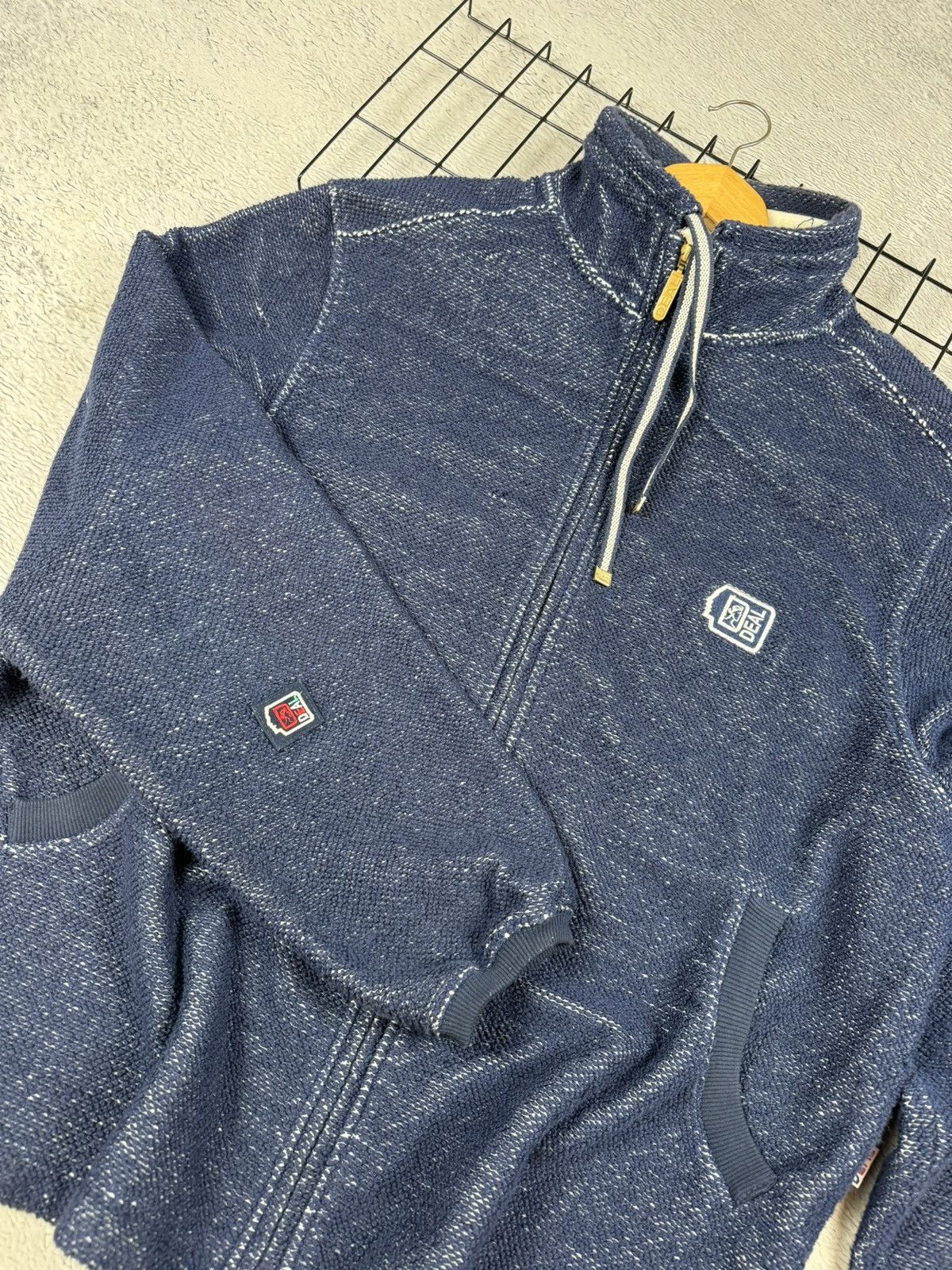 Brain Dead × Flannel × Japanese Brand 90’s DEAL Zip Sweater Oldmoney Great Britain 2XL size Size US XXL / EU 58 / 5 - 6 Thumbnail
