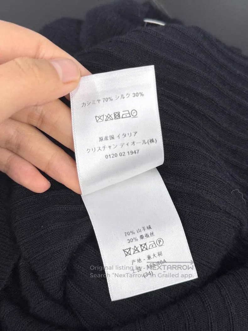 Dior Dior Black Turtleneck Knitted Undershirt Size XXS / US 00 / IT 34 - 6 Thumbnail