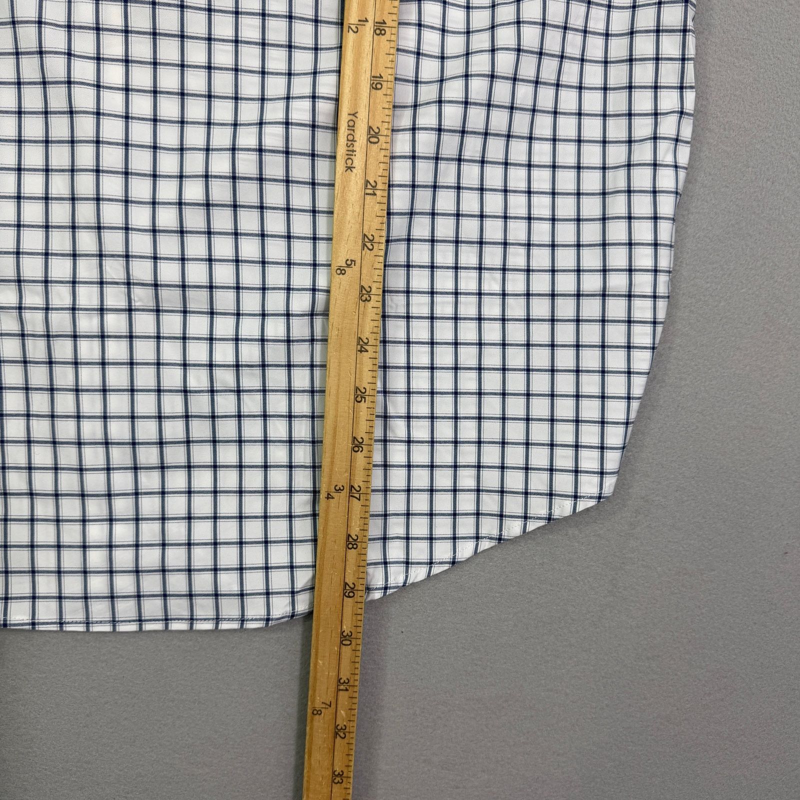 Bonobos Bonobos Slim Fit Button Shirt Men's 2XL White Blue Plaid NEW Size US XXL / EU 58 / 5 - 9 Thumbnail