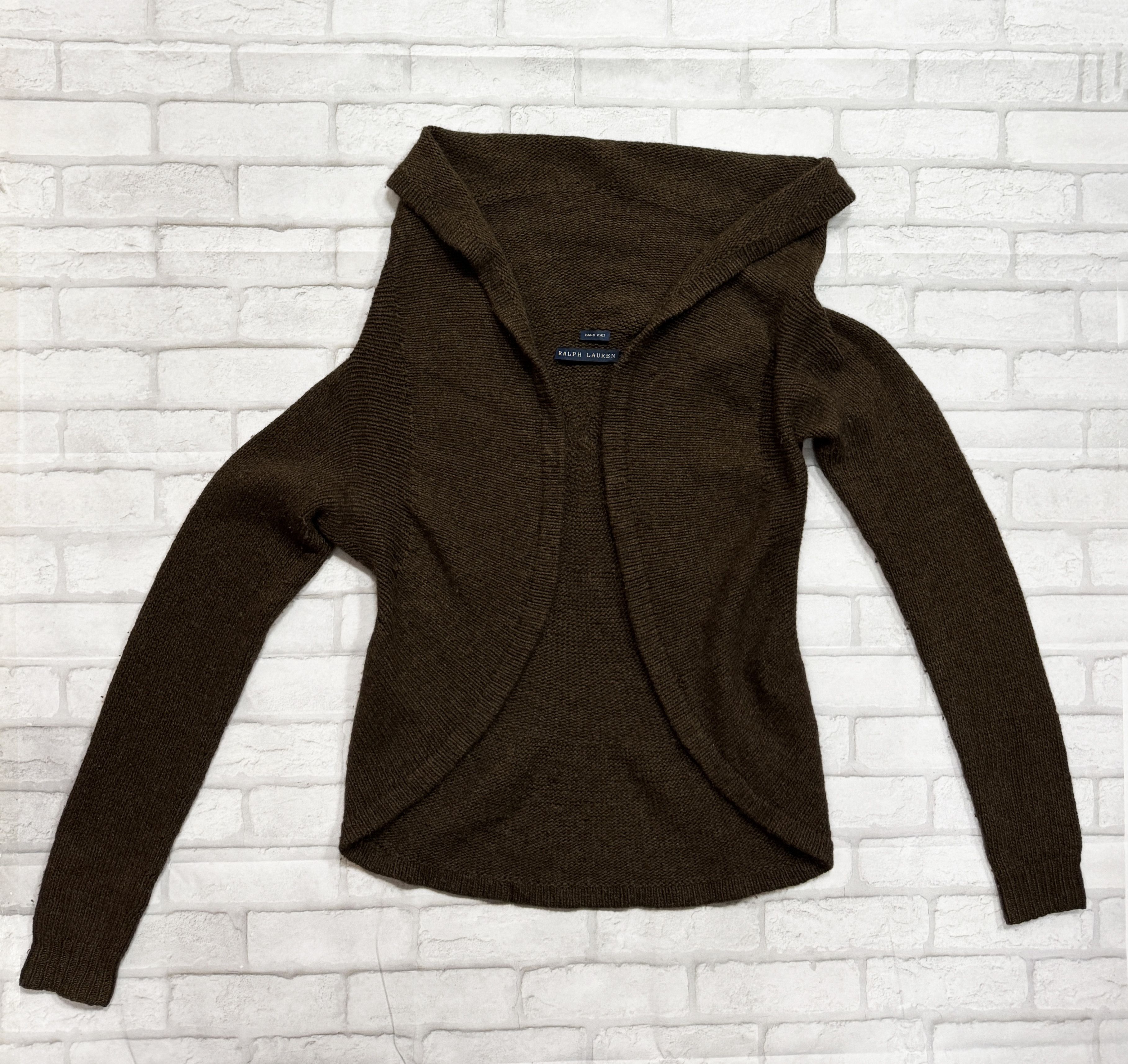 Polo Ralph Lauren Vintage Ralph Lauren Lauren Hand Knit Cashmere Wool Cardigan Size M / US 6-8 / IT 42-44 - 1 Thumbnail