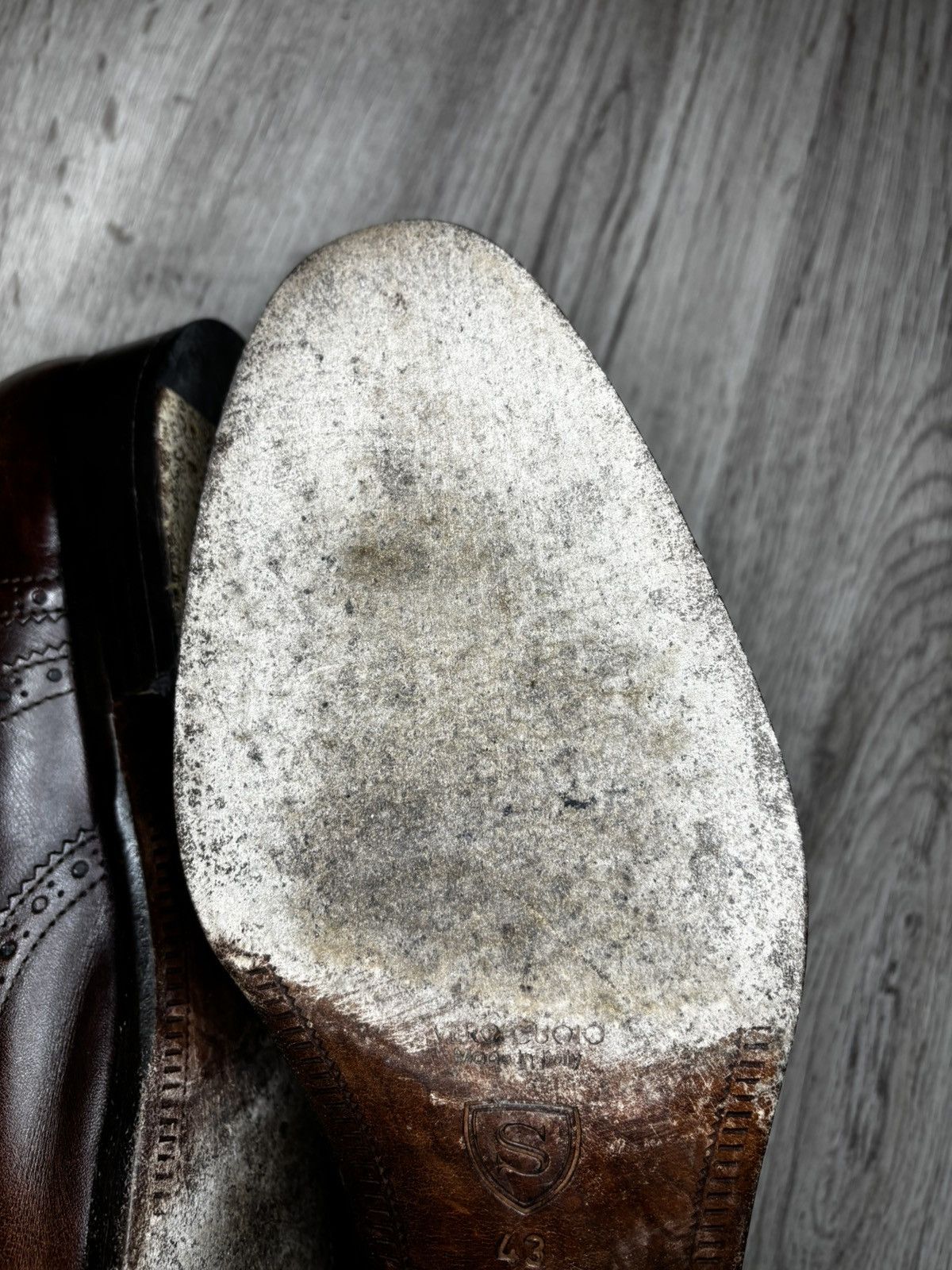 Scarosso Scarosso Brown Leather Wingtip Brogues Size EU 43 Size US 10 / EU 43 - 12 Thumbnail