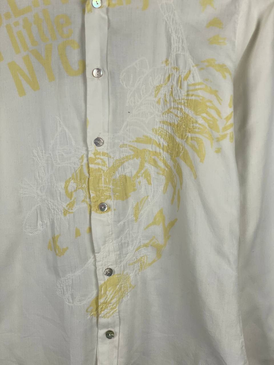 Japanese Brand Avantgarde Nolita N.Y.C Embroidered Printed Shirt Size S / US 4 / IT 40 - 6 Thumbnail