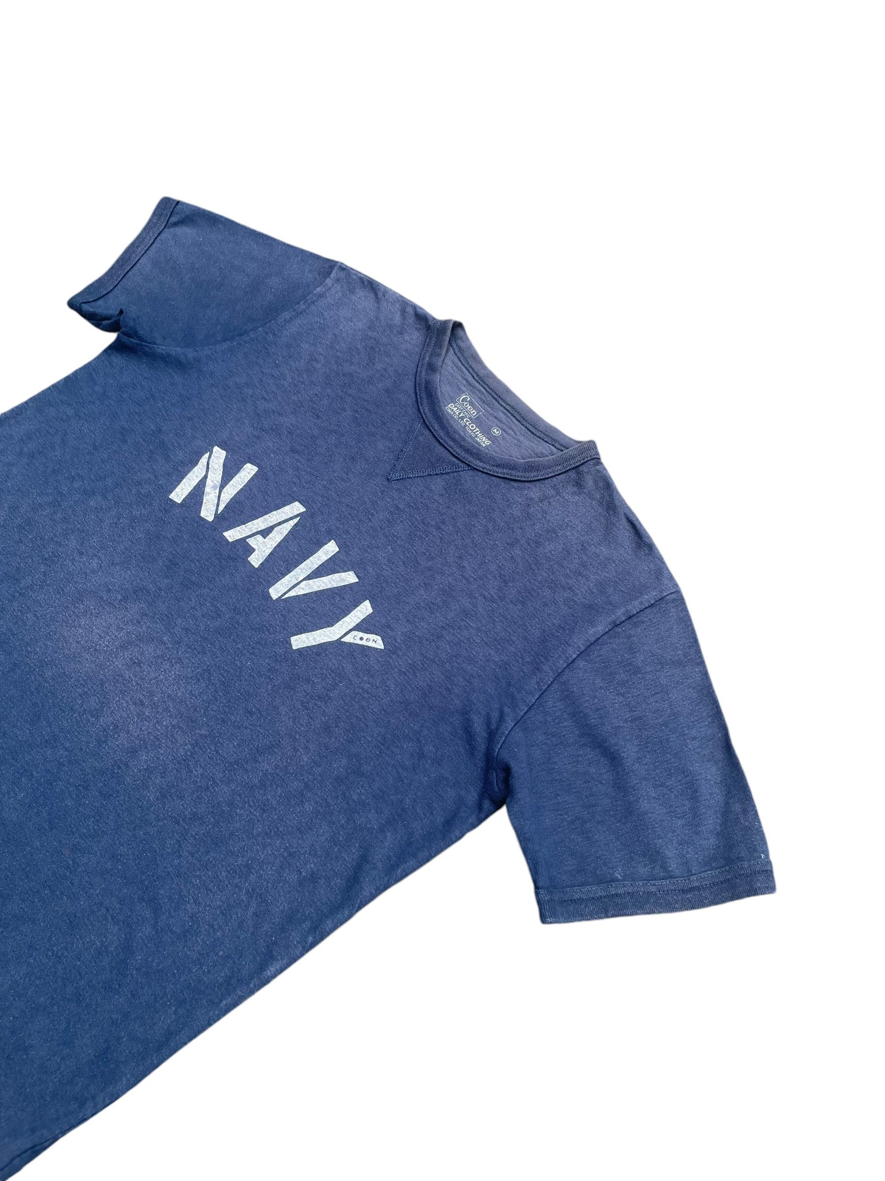 Japanese Brand Coen Us Navy Crewneck Size US M / EU 48-50 / 2 - 2 Thumbnail