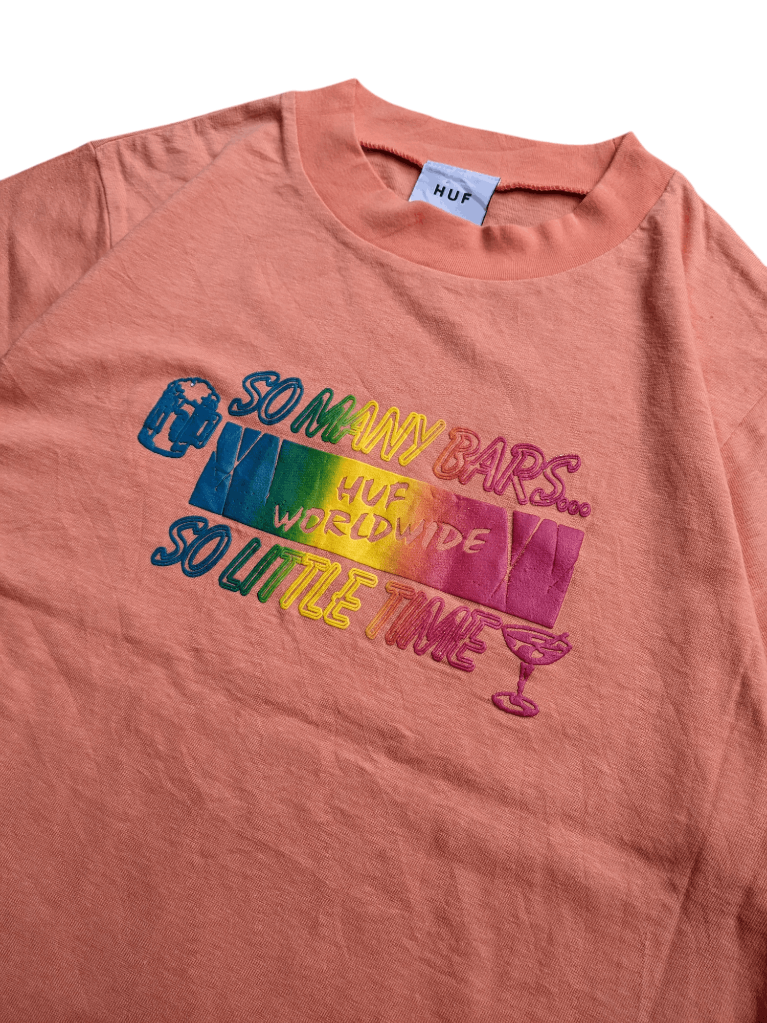 Huf Huf Worldwide Skateboard T shirt Size M / US 6-8 / IT 42-44 - 4 Thumbnail