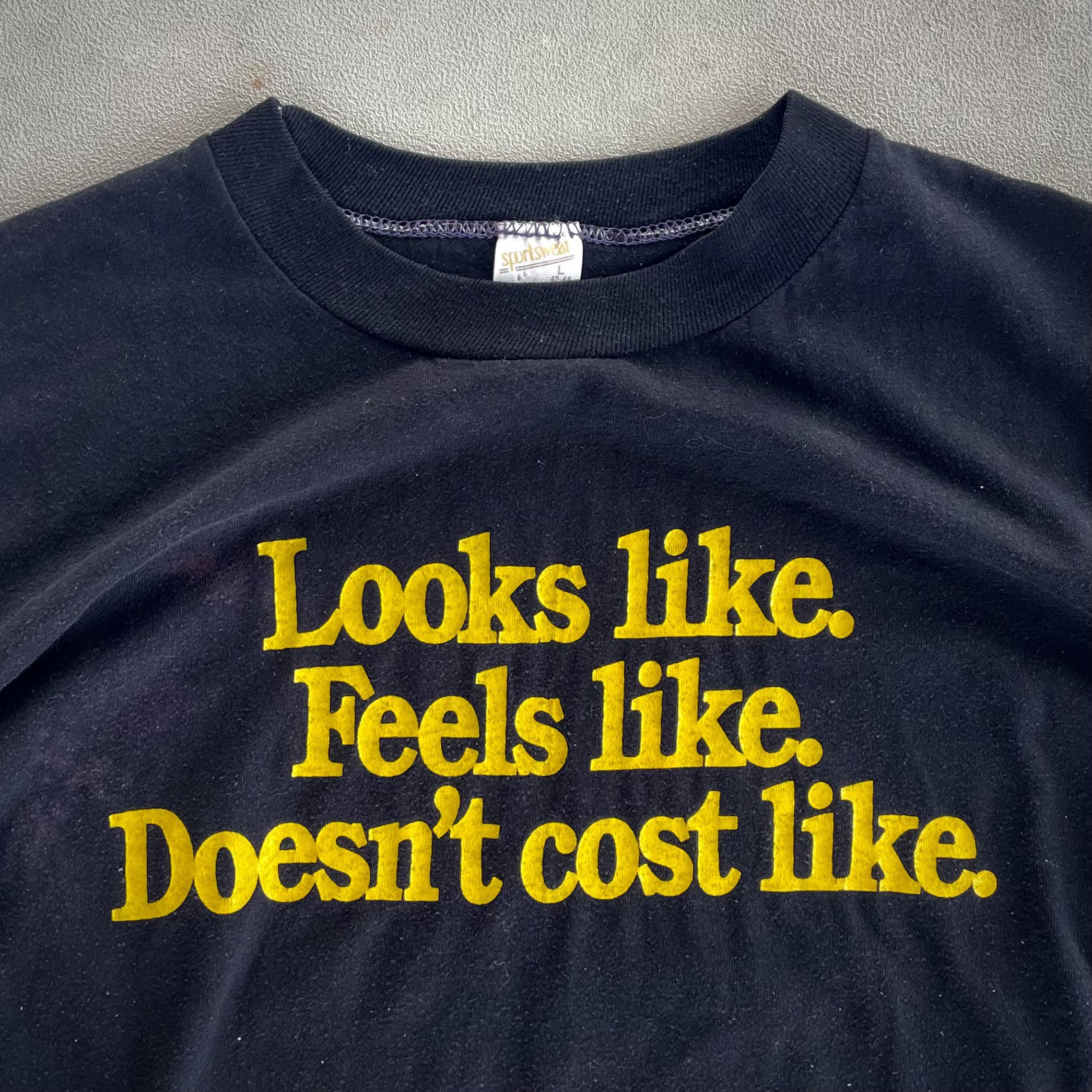Vintage 1970’s Single Stitch Slogan T-Shirt Size US S / EU 44-46 / 1 - 3 Thumbnail