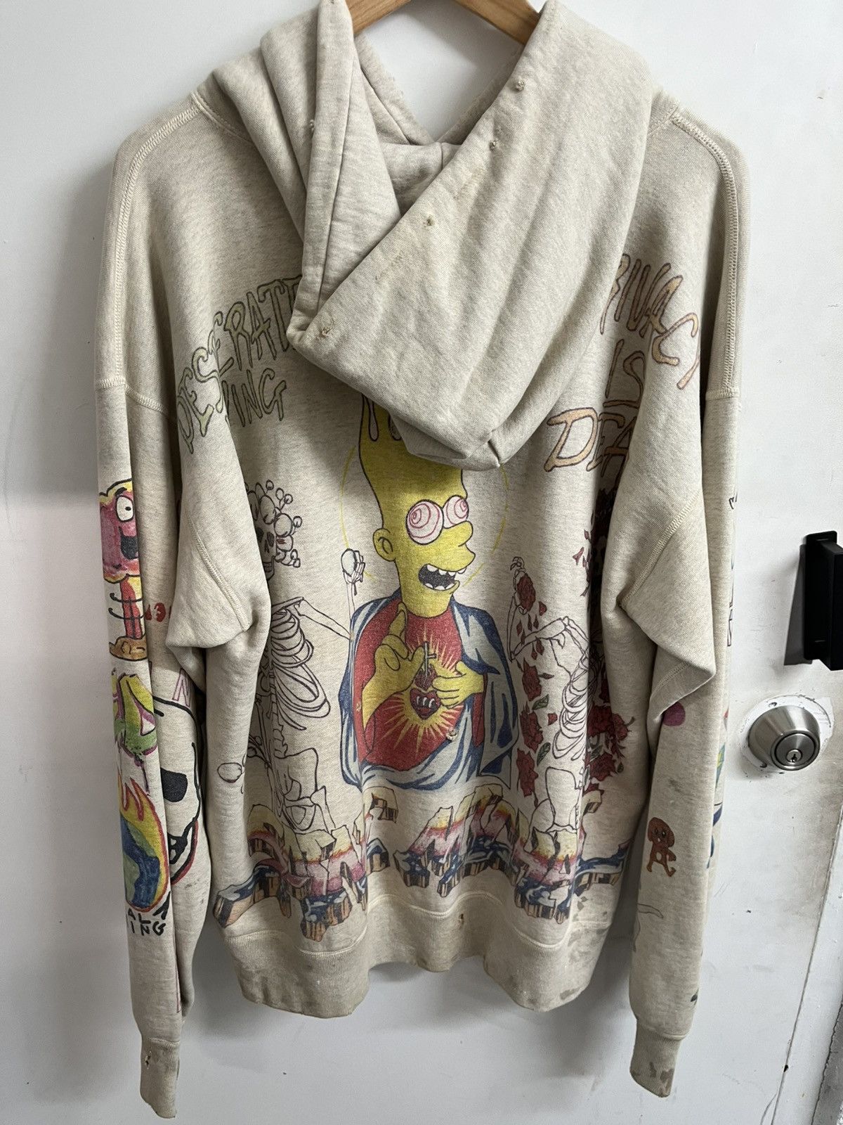 Saint Michael Saint Michael Graffiti Hoodie Size US XL / EU 56 / 4 - 2 Thumbnail