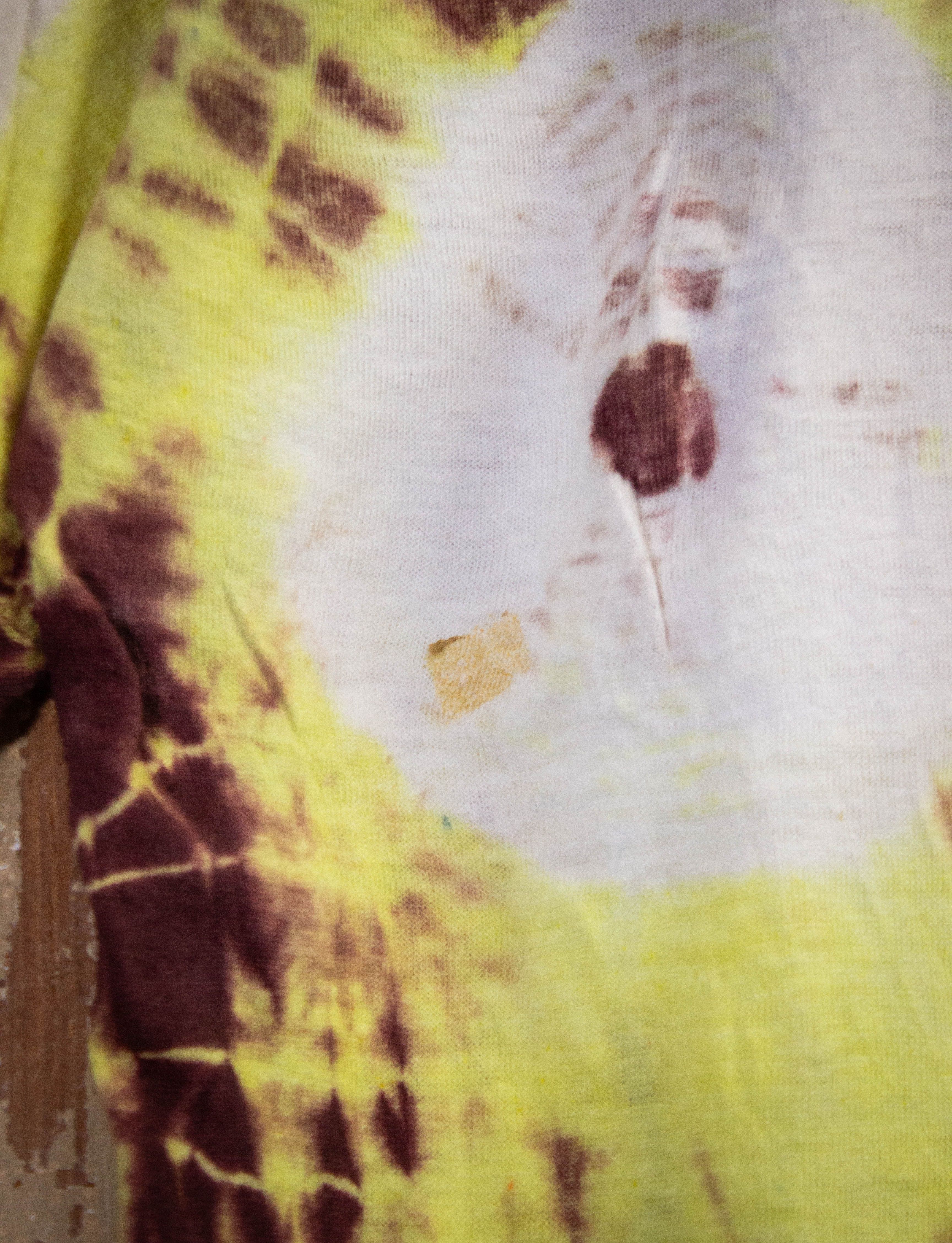 Vintage Vintage Yellow and Brown Tie Dye Shirt 70s Size US S / EU 44-46 / 1 - 5 Preview