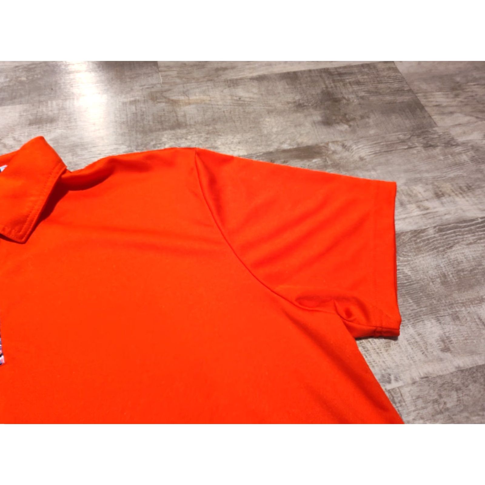 Vintage Loudmouth Polo Shirt Mens XL Red Golf Performance Stretch Polyester Short Sleeve Button Collar EUC Size US XL / EU 56 / 4 - 4 Thumbnail