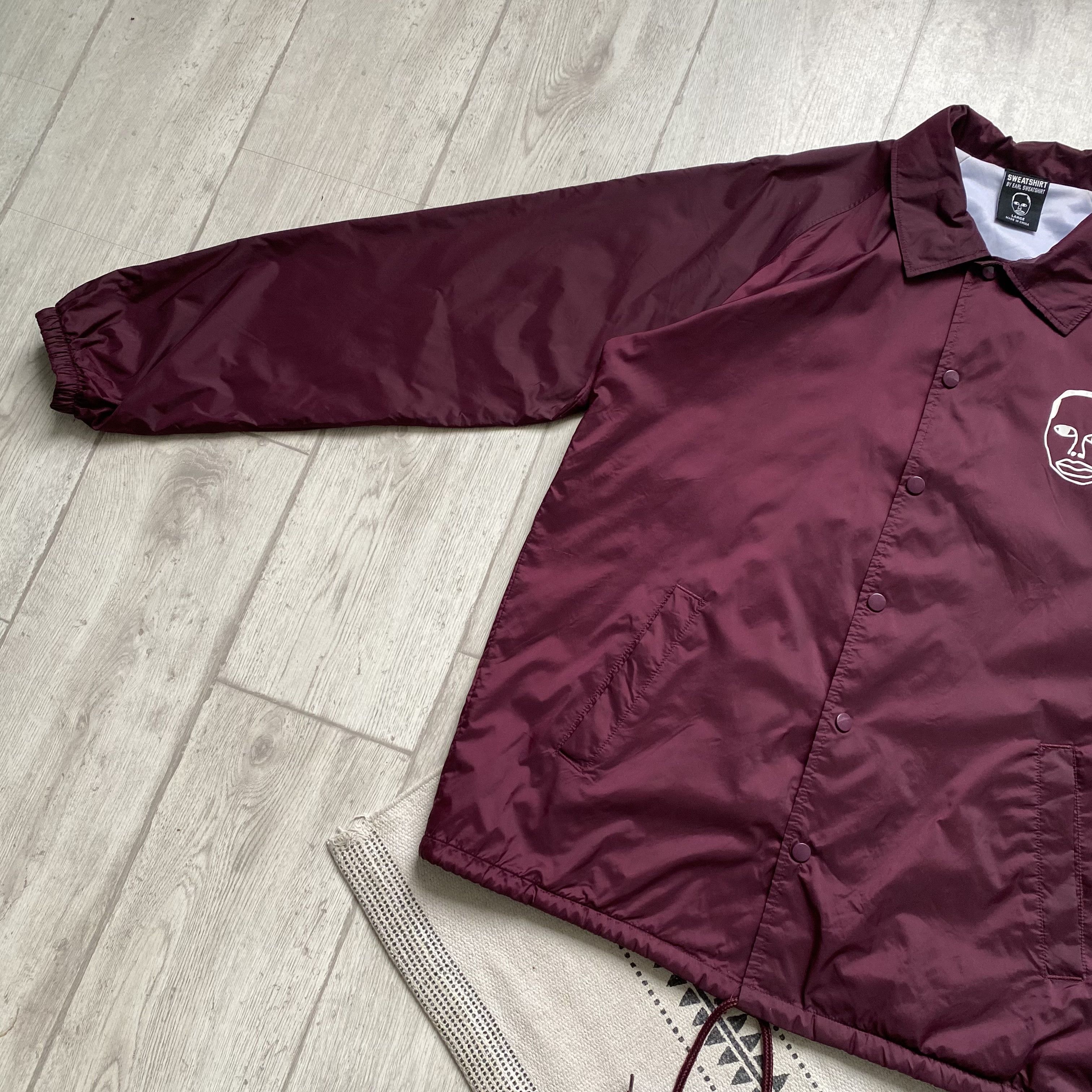 Earl Sweatshirt EARL sweatshirt nylon coach jacket Windbreaker 1994 logo Size US L / EU 52-54 / 3 - 7 Thumbnail