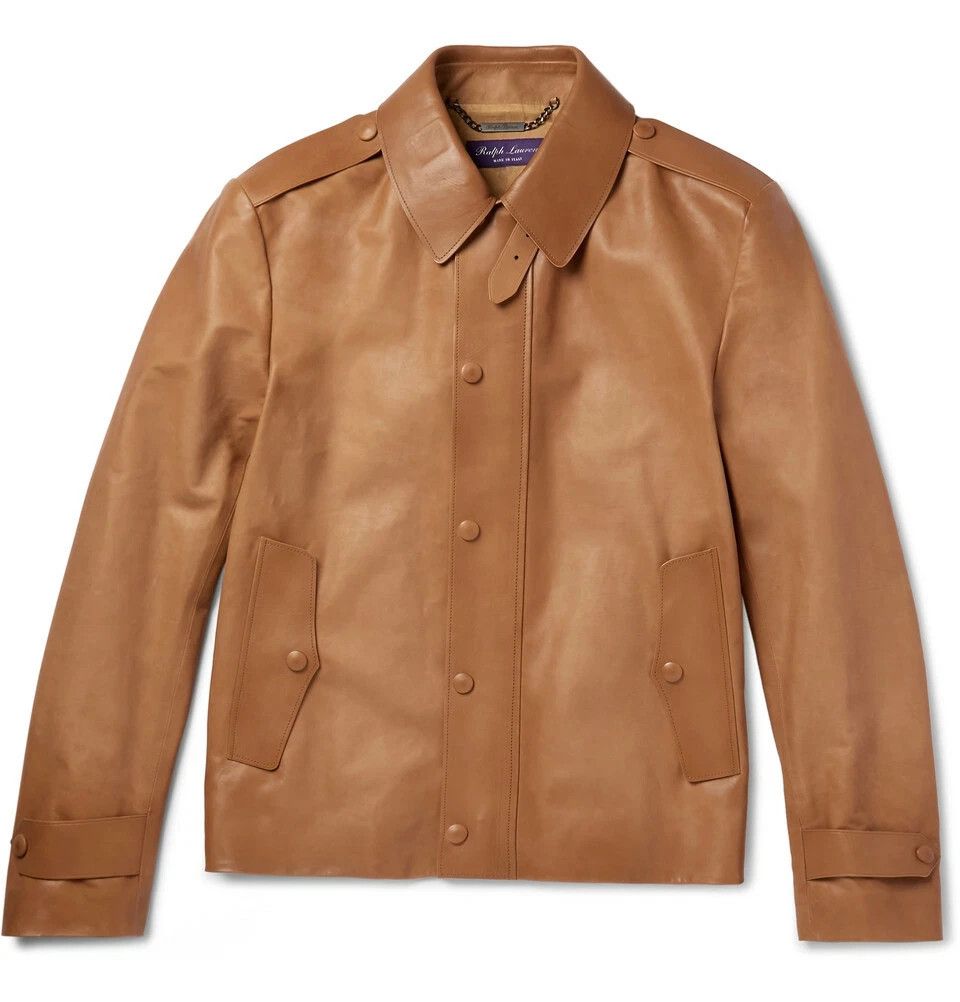 Ralph Lauren New Ralph Lauren Purple Label Calfskin Leather Jacket XL Size US XL / EU 56 / 4 - 2 Thumbnail