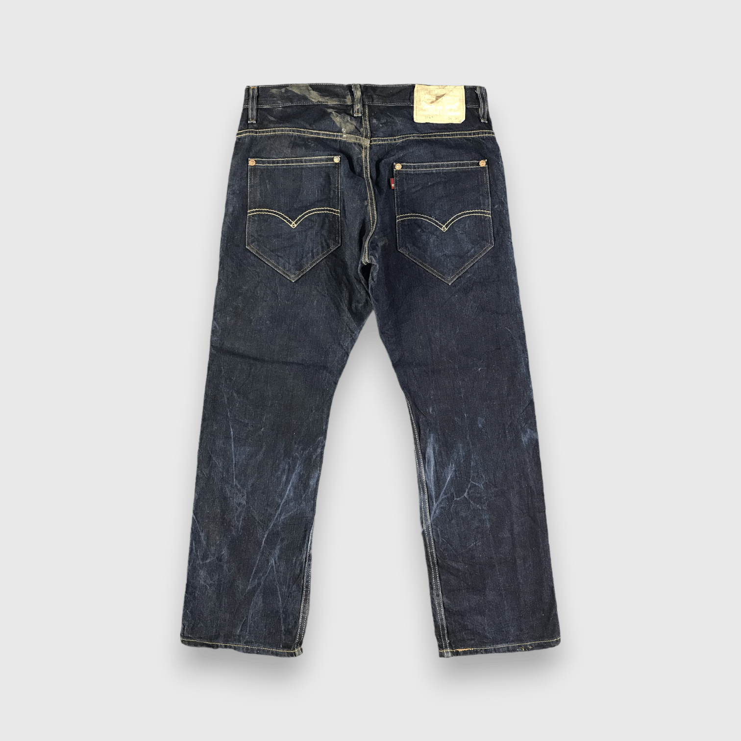 Levi's Vintage Blue Wash Levis 514 Jeans-J3055 Size US 35 - 2 Thumbnail