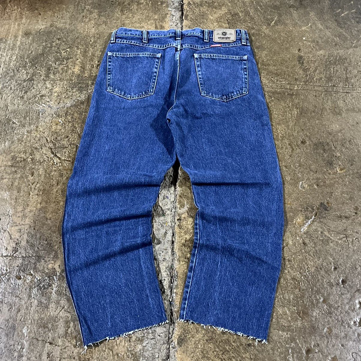 Vintage × Wrangler Crazy Vintage Y2K Wrangler Lightning Jeans Skater Grunge Size US 36 / EU 52 - 2 Thumbnail