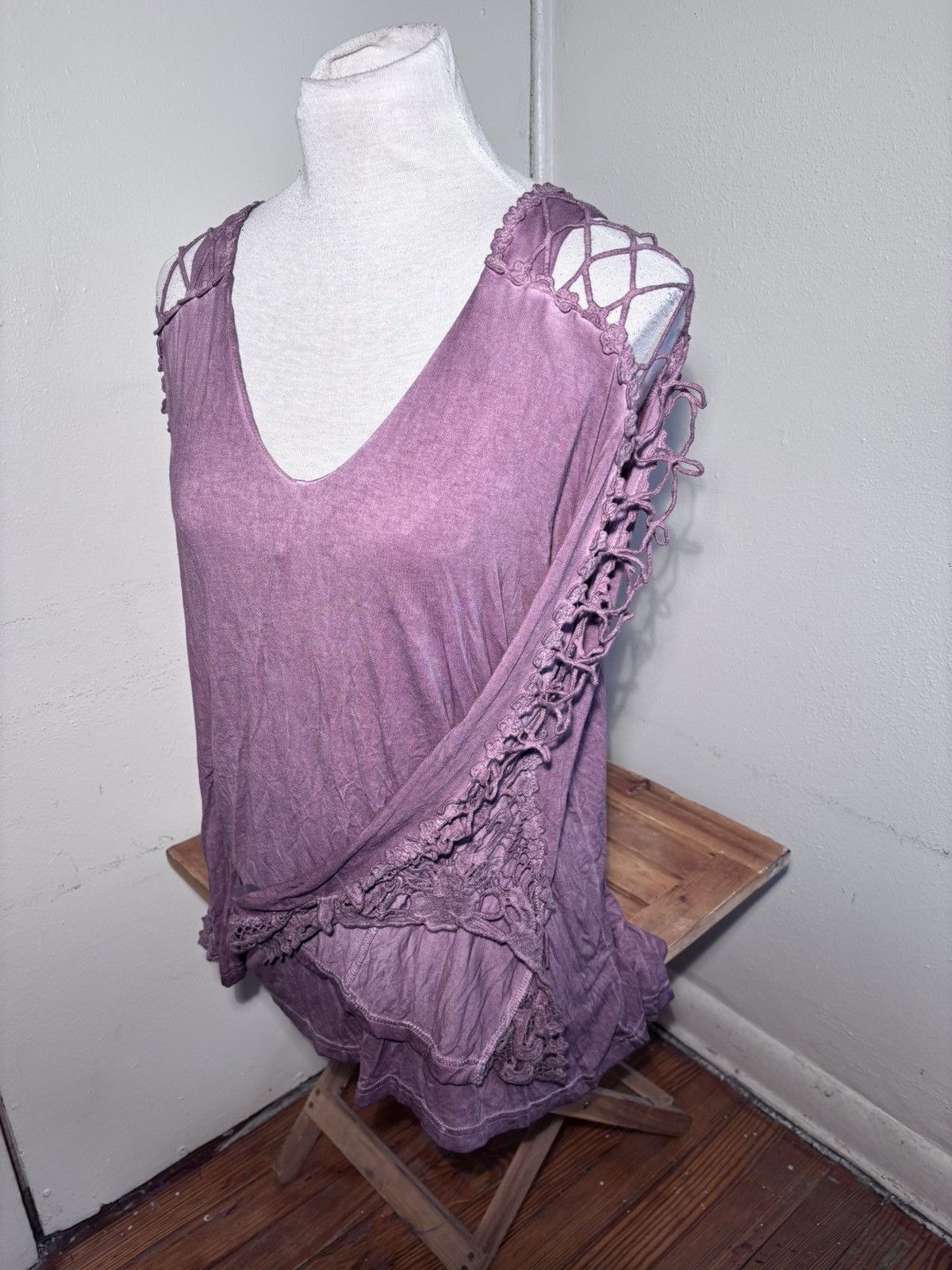 Other Indigo Thread Co Lace Sleeve Top Size XL / US 12-14 / IT 48-50 - 1 Thumbnail