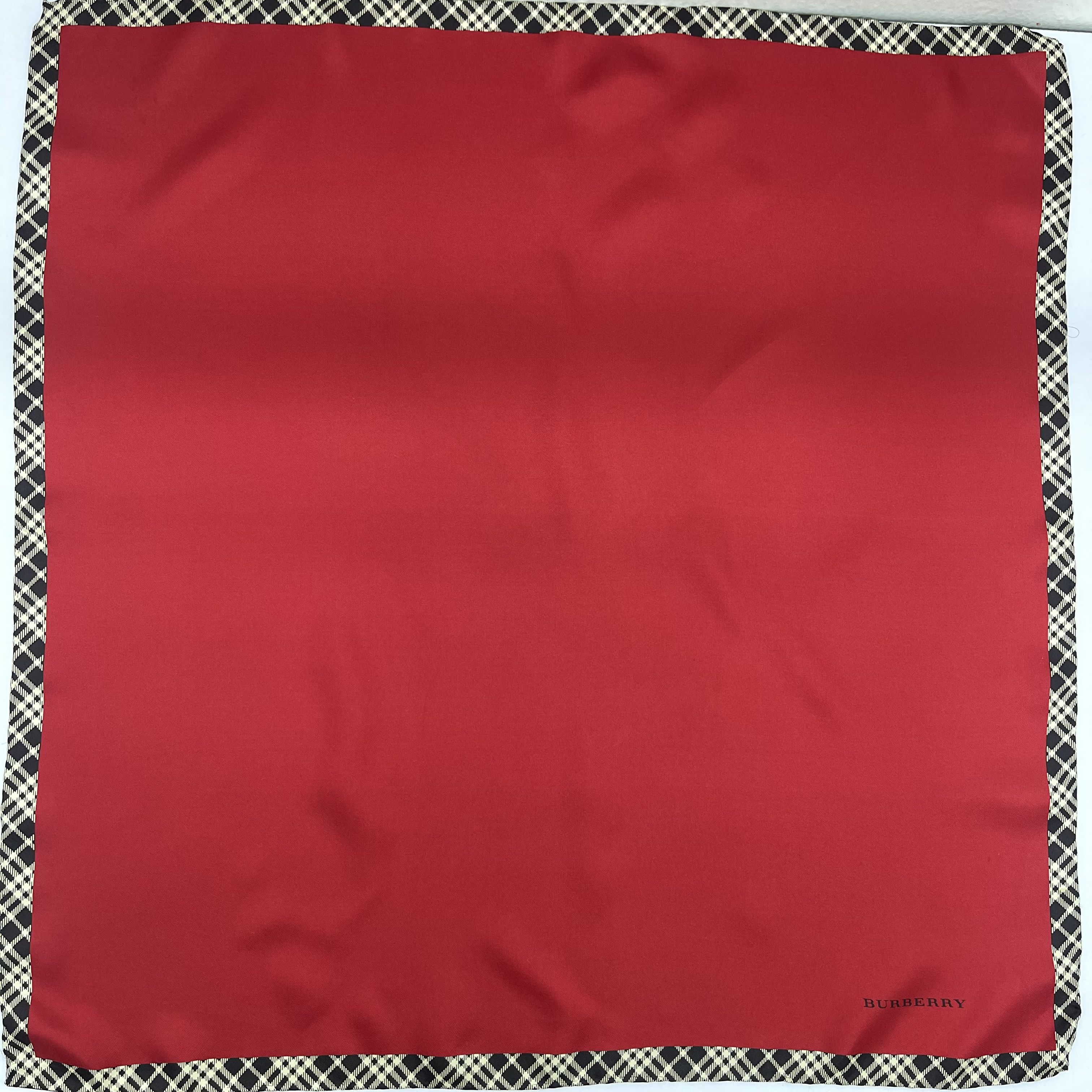 Burberry Vintage Burberry Silk Handkerchief - S7038 Size ONE SIZE - 4 Thumbnail