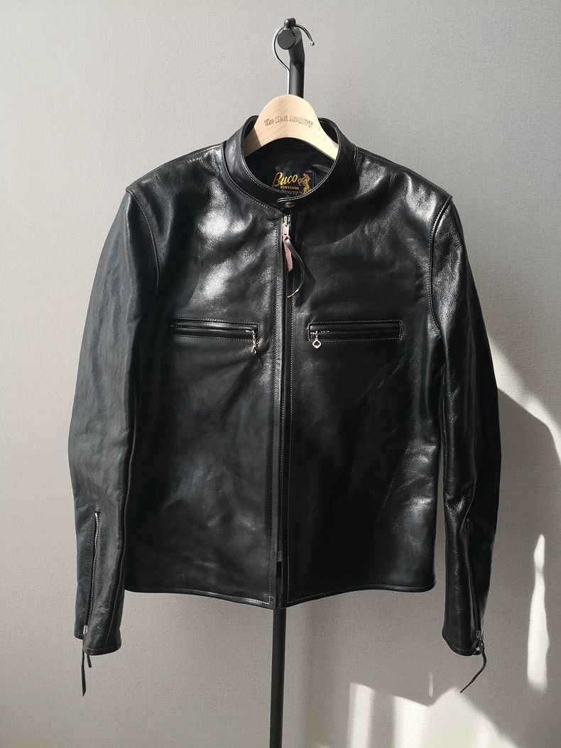 The Real McCoy's The Real McCoy's Size 38 BUCO J-100 Tea Core Horse Leather Size US M / EU 48-50 / 2 - 1 Thumbnail