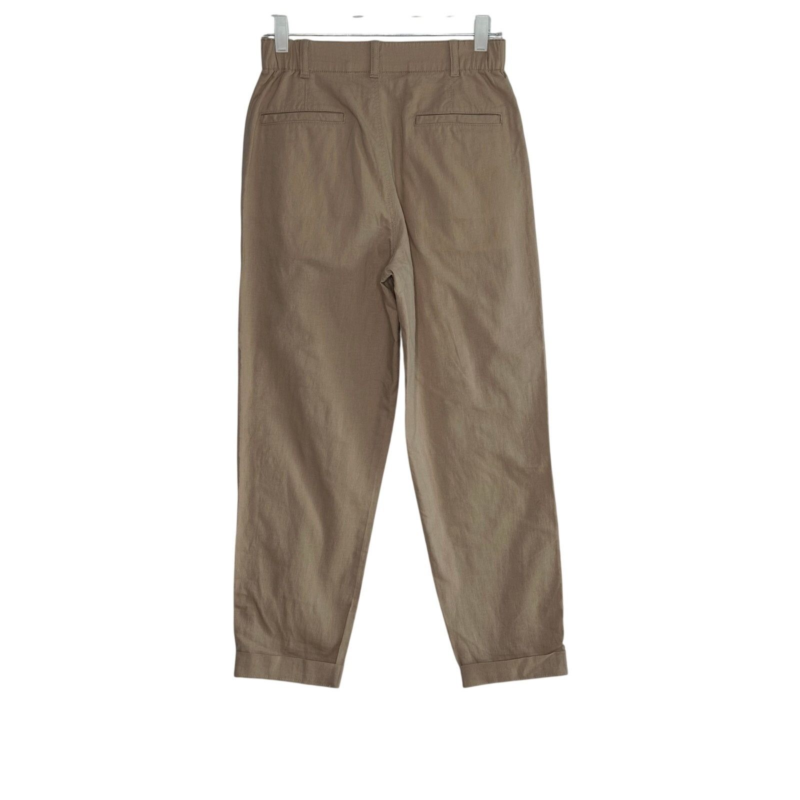 Uniqlo Uniqlo beige casual high rise ankle pants size XS Size 28" / US 6 / IT 42 - 7 Thumbnail