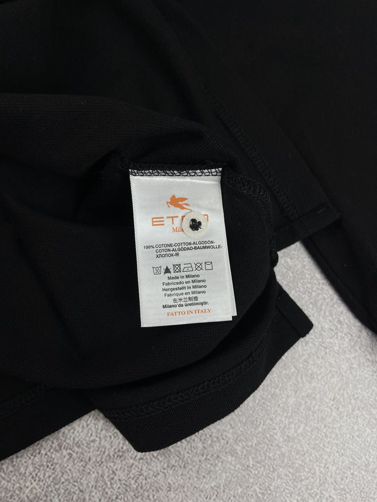 Etro Etro Milano Black Long Sleeve Cotton Shirt Size Xxl Size US XXL / EU 58 / 5 - 8 Thumbnail