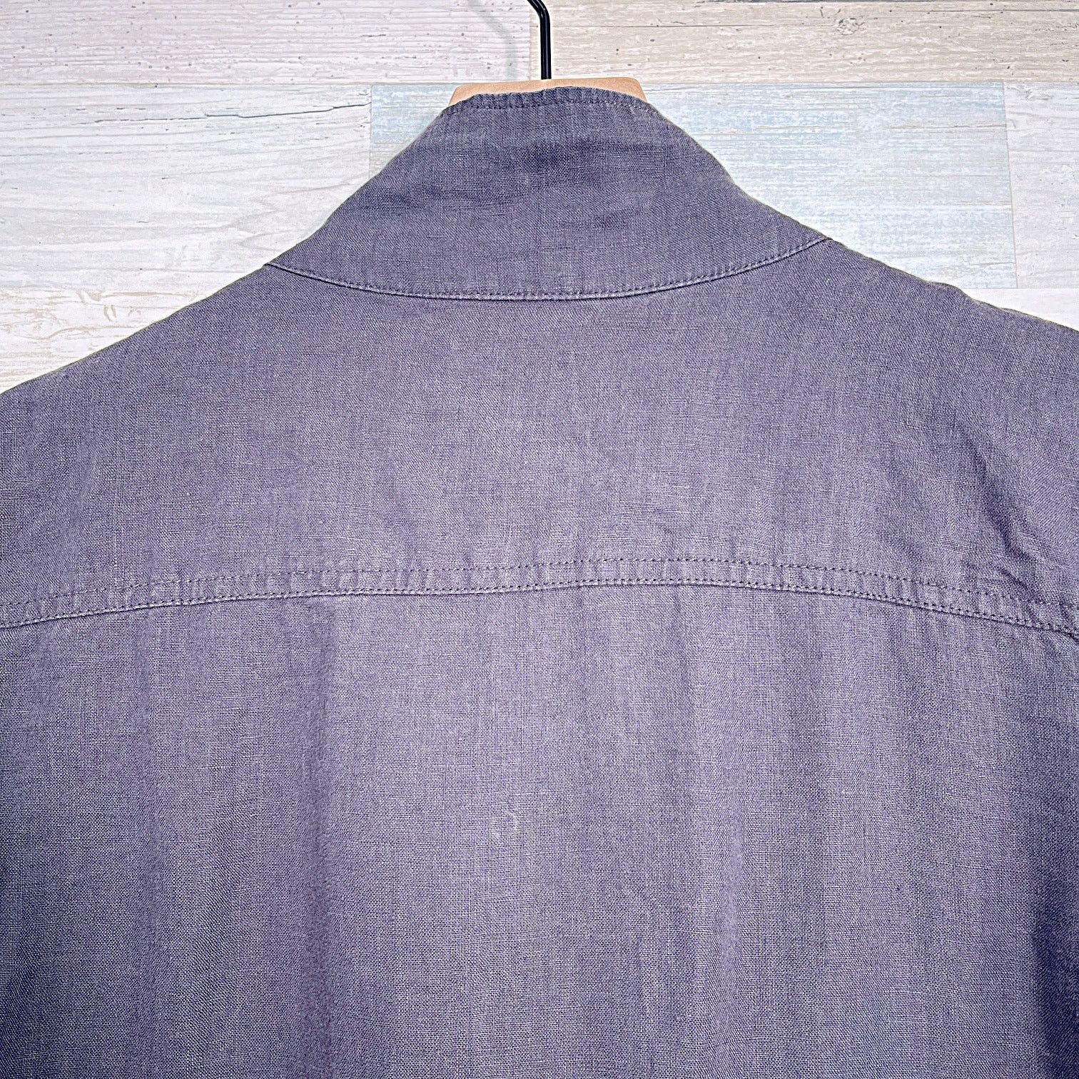 Other Artisan NY 100% Linen Utility Jacket Gray Womens Medium Size M / US 6-8 / IT 42-44 - 4 Thumbnail
