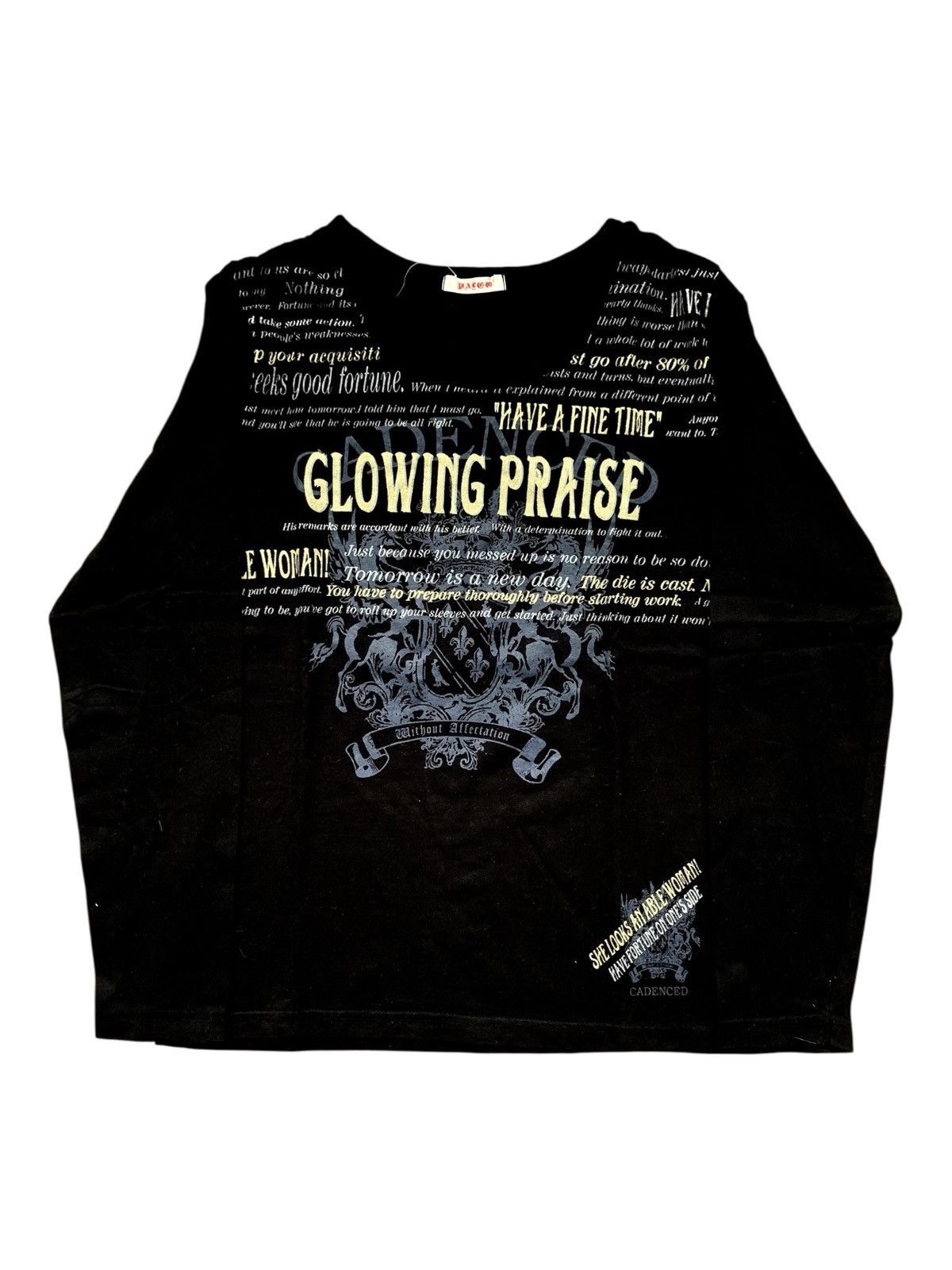 Le Grande Bleu (L.G.B.) 2000s japanese archive glowing praise y2k longsleeve tee Size US L / EU 52-54 / 3 - 1 Thumbnail