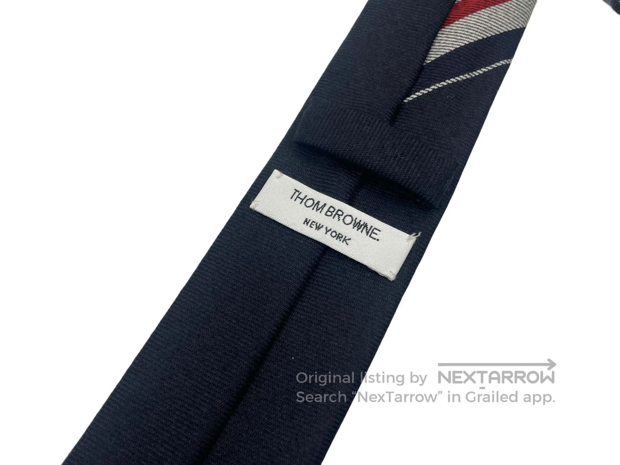 Thom Browne Thom Browne Classic Striped Tie Size ONE SIZE - 4 Thumbnail