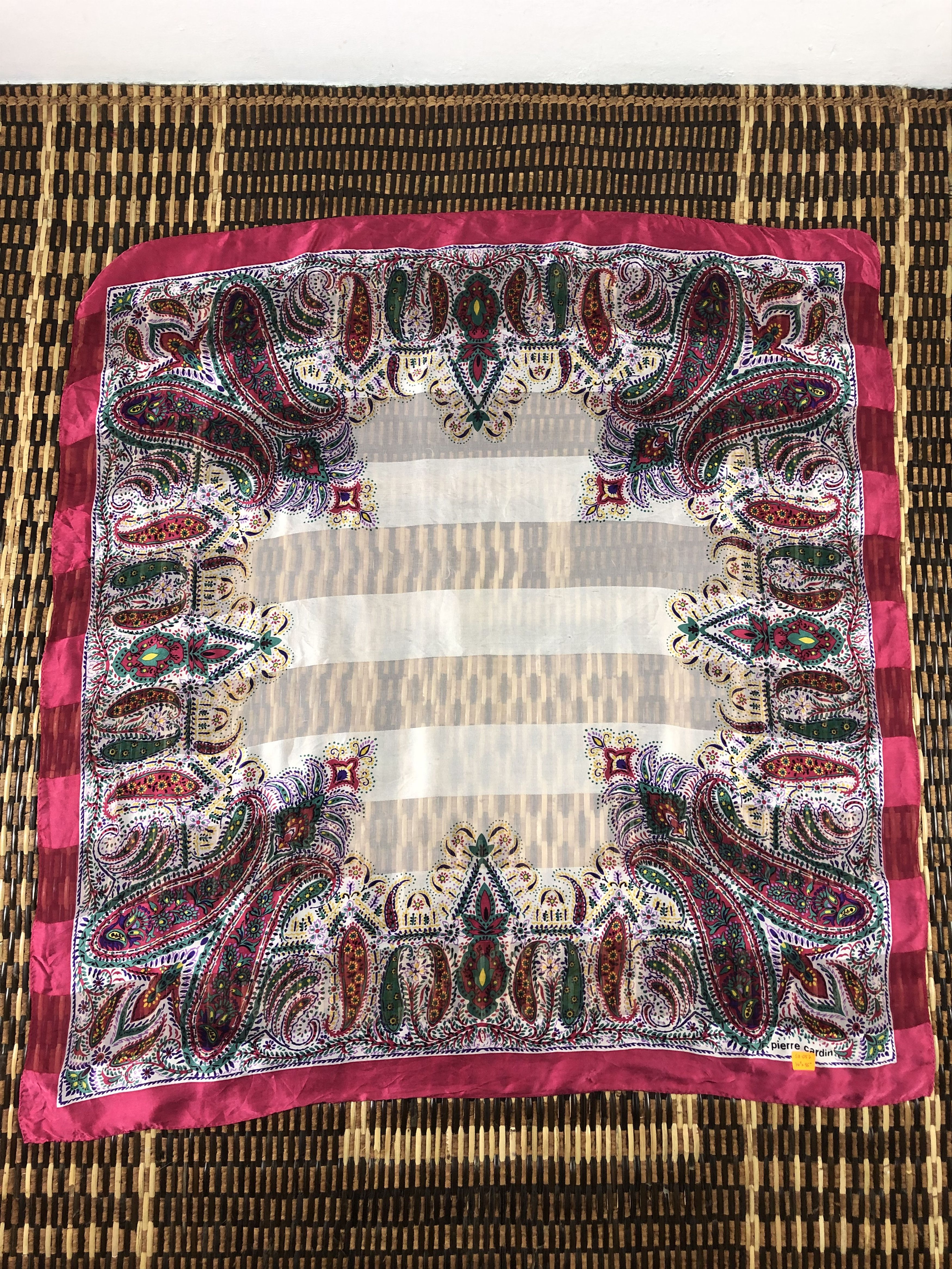 Pierre Cardin Pierre Cardin Silk Scarf Size ONE SIZE - 3 Thumbnail