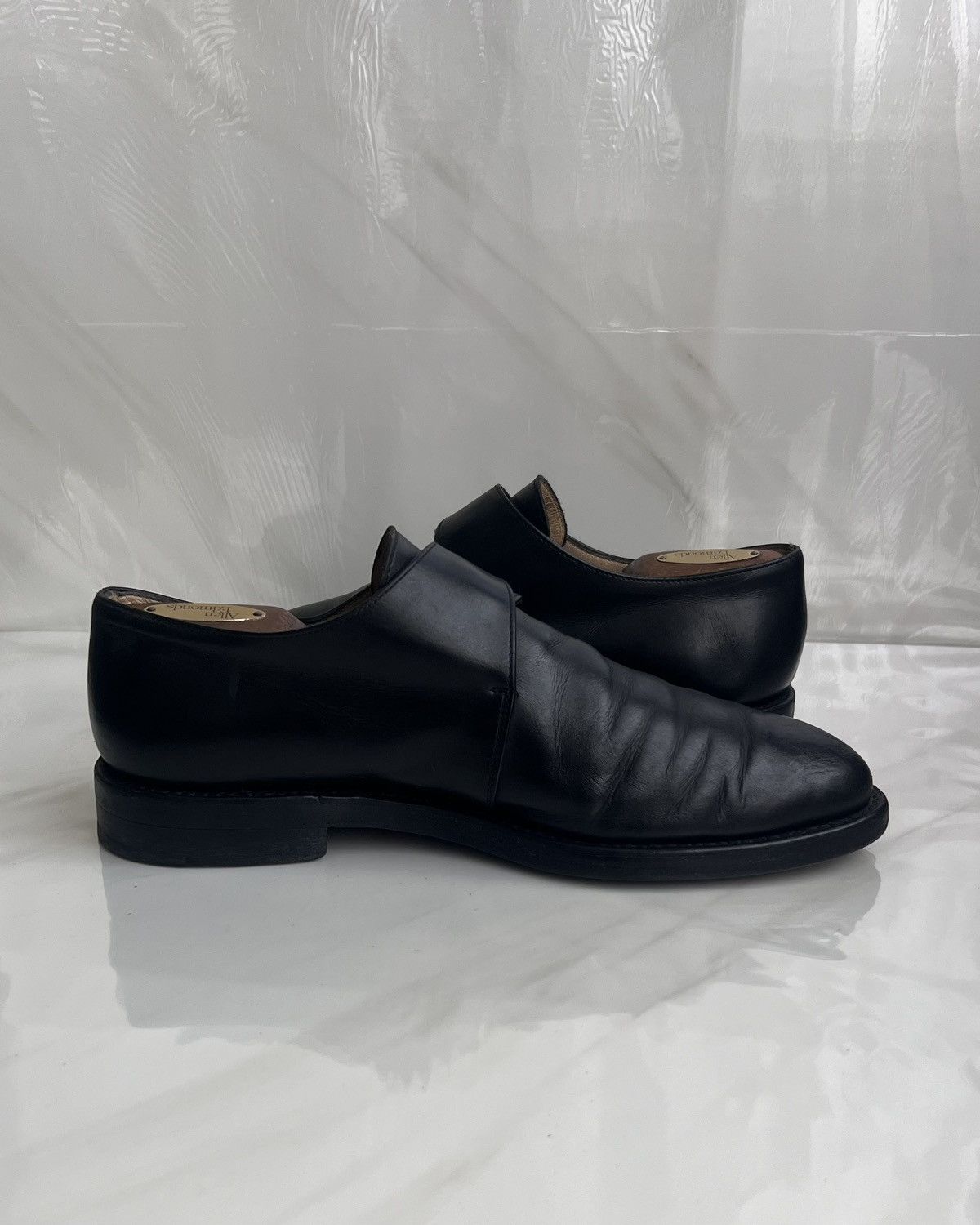 Paraboot Paraboot black leather single monk strap Dress shoes Size US 9 / EU 42 - 6 Thumbnail
