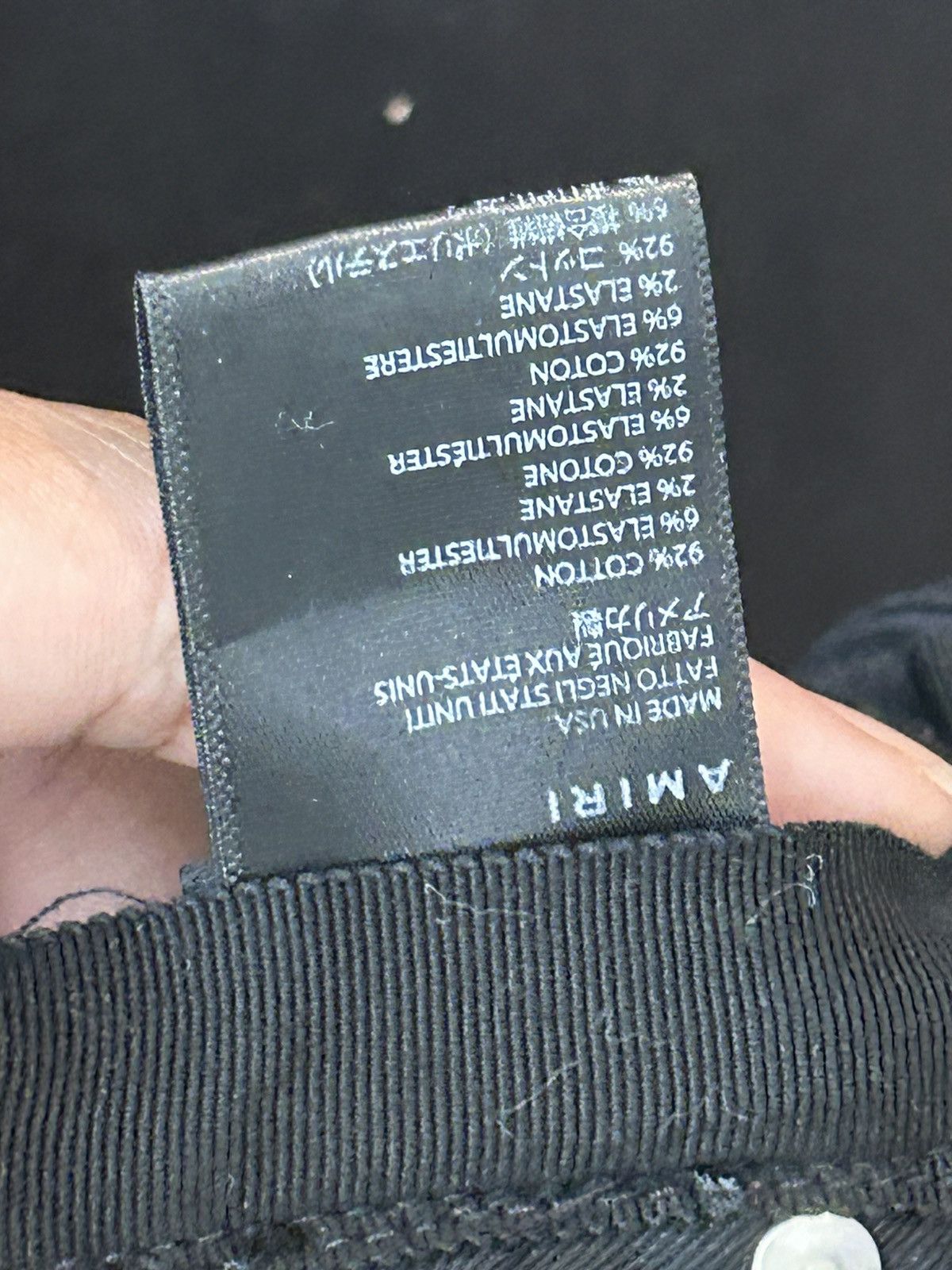 Amiri AMIRI Crystal Mx1 Jean- Black Size US 36 / EU 52 - 8 Thumbnail