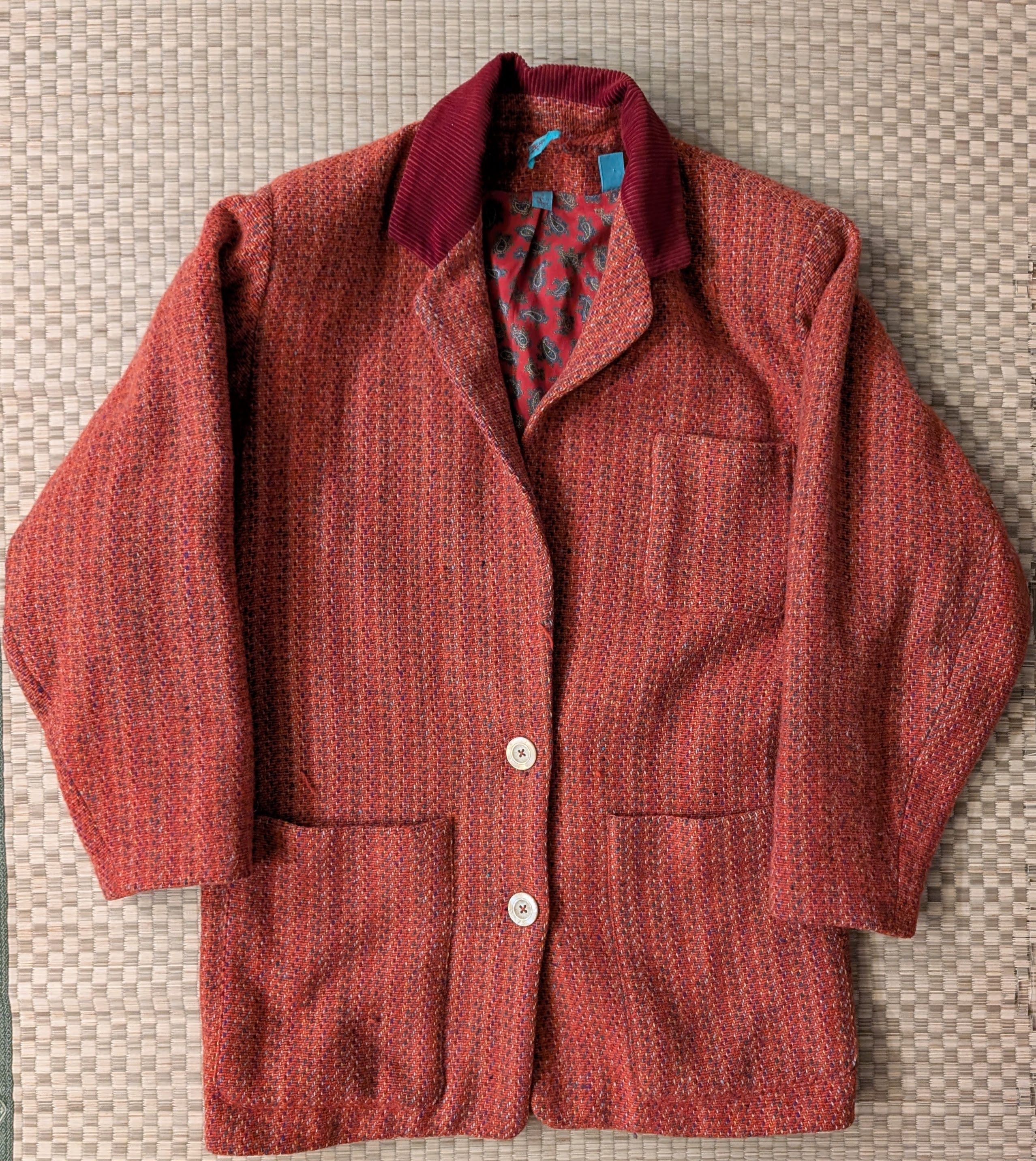 Kenzo RARE Album by Kenzo Wool Knit Blazer Made in France Size S / US 4 / IT 40 - 1 Thumbnail