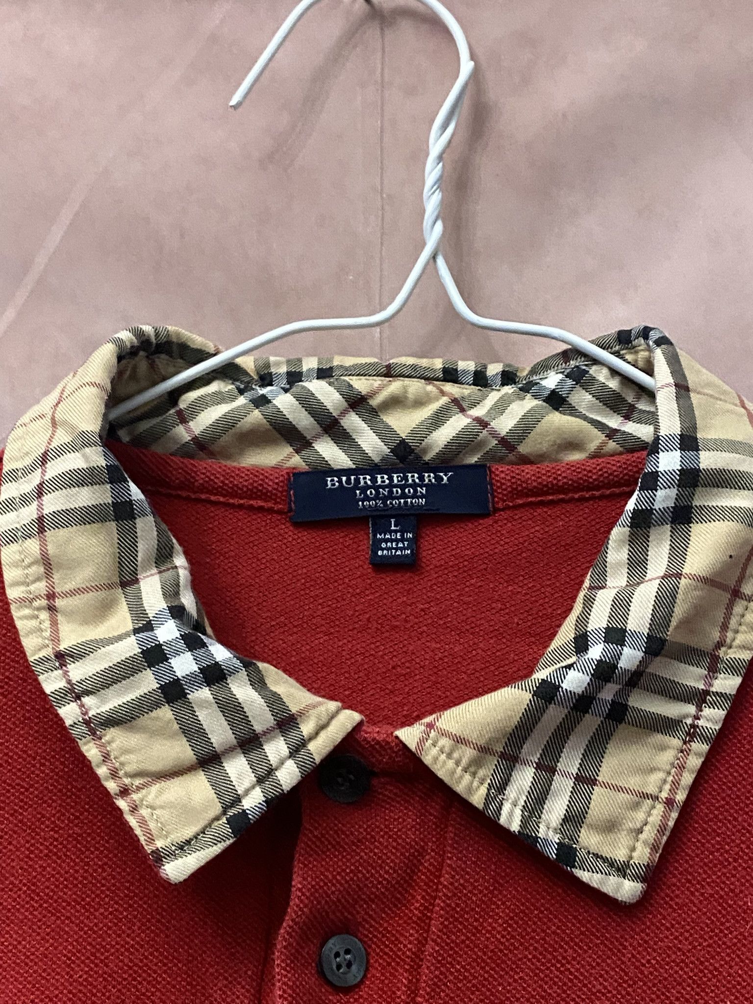Burberry × Designer Burberry London Polo Nova Check Size US L / EU 52-54 / 3 - 2 Thumbnail