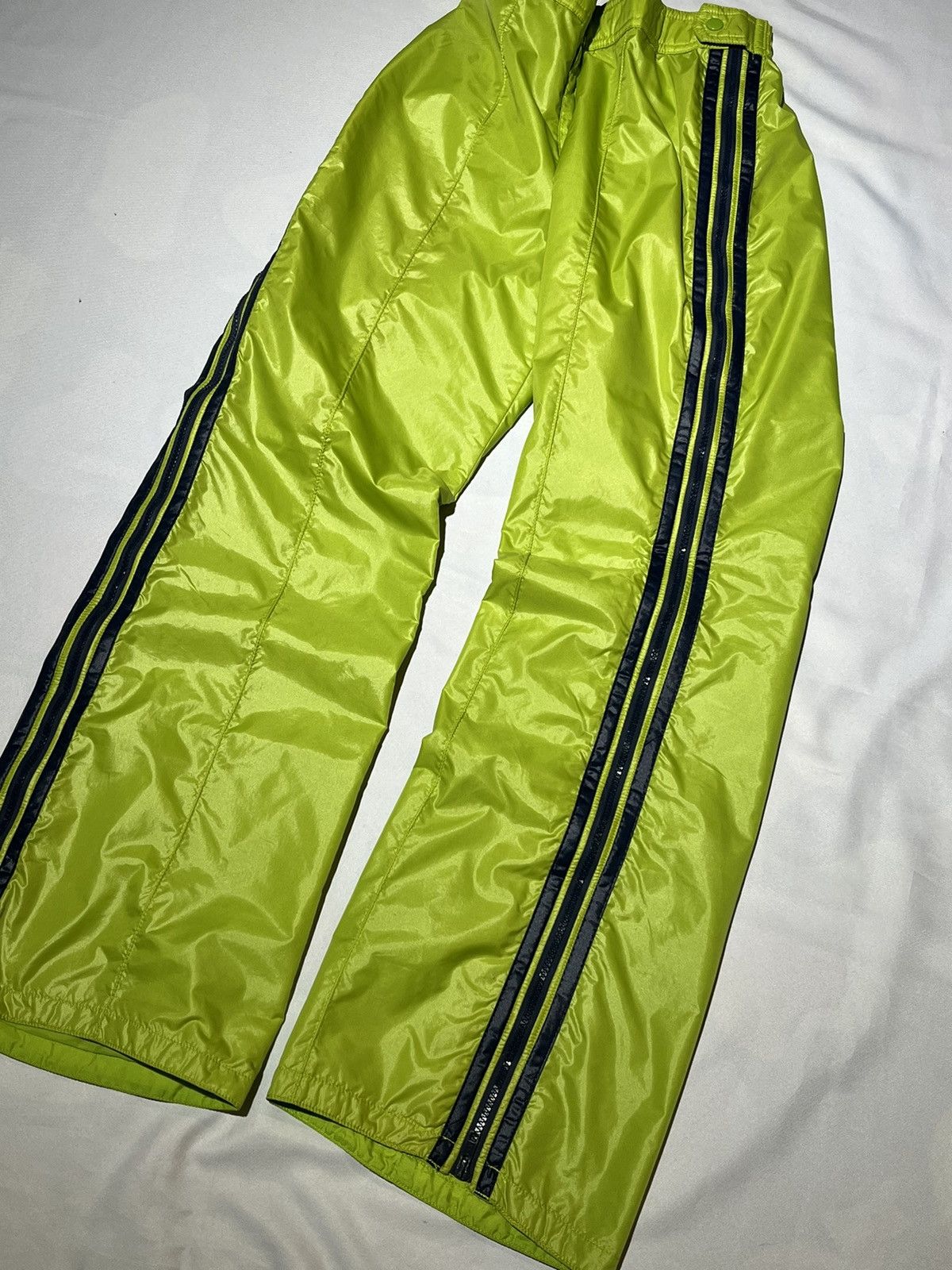Adidas × Vintage Vintage Adidas Side Zipper Up Green Track Pant Size US 26 / EU 42 - 6 Thumbnail