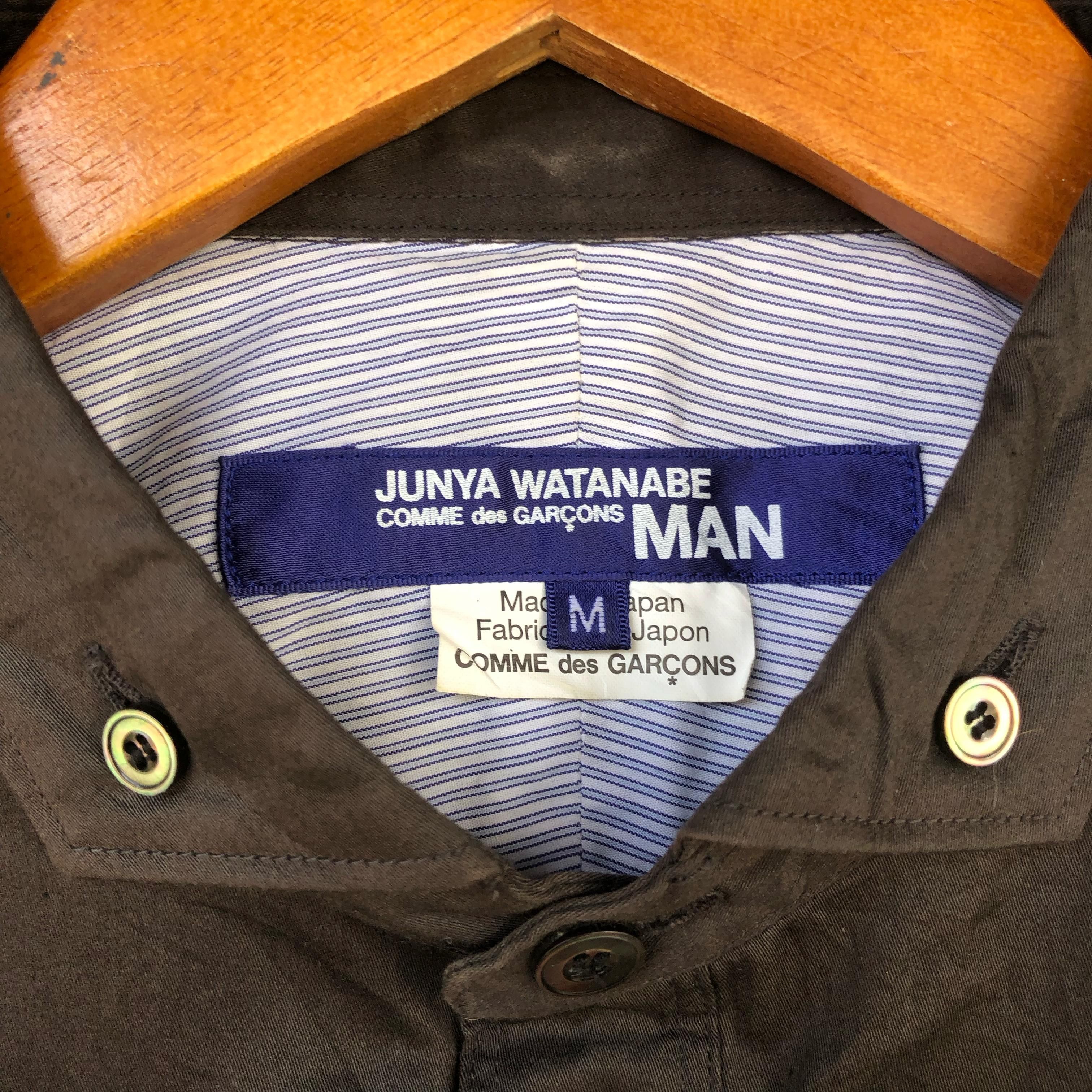 Comme des Garcons Junya Watanabe Leather Pocket Shirt Size US M / EU 48-50 / 2 - 5 Thumbnail