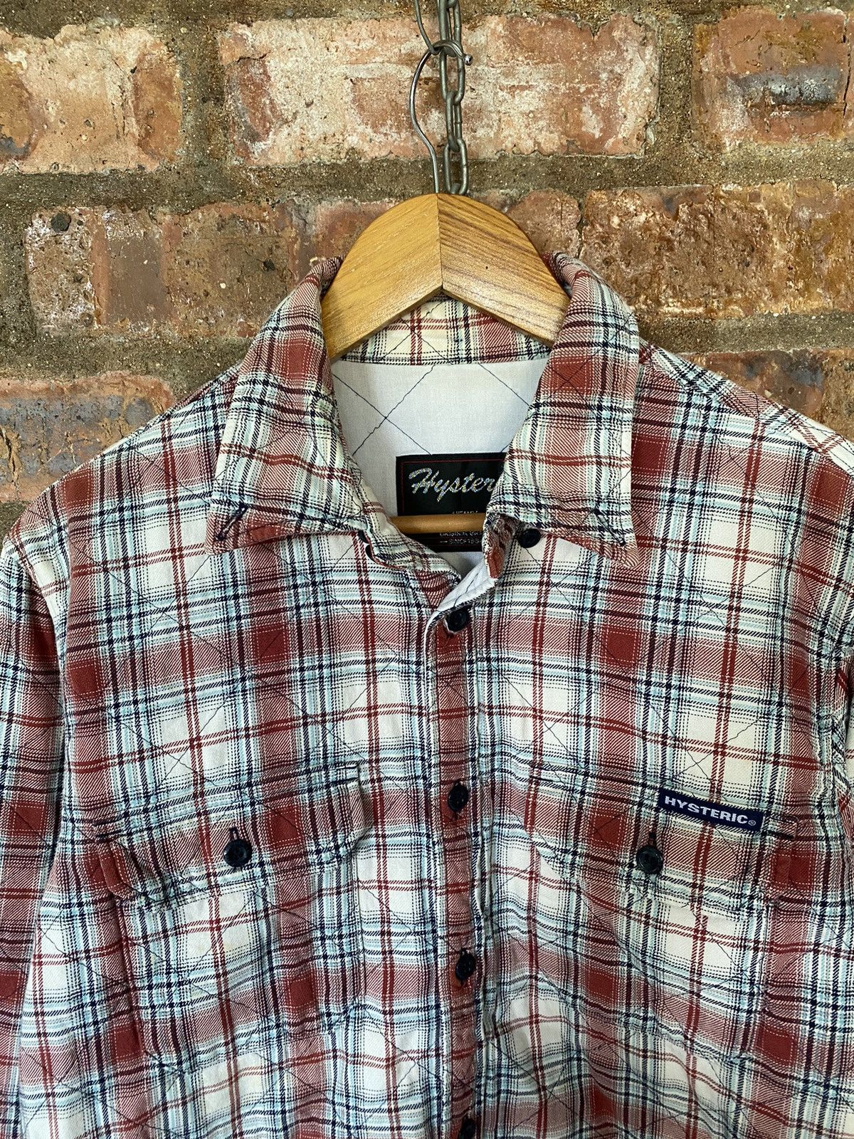 Hysteric Glamour 1990s Hysteric Padded diamond Flannel Size US L / EU 52-54 / 3 - 5 Thumbnail