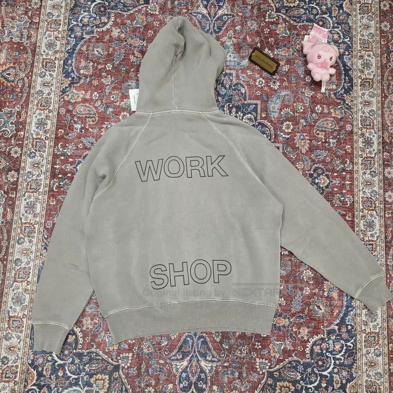 Our Legacy Our Legacy Hooded Long Sleeve Sweatshirt, Washed Gray Size US M / EU 48-50 / 2 - 2 Thumbnail