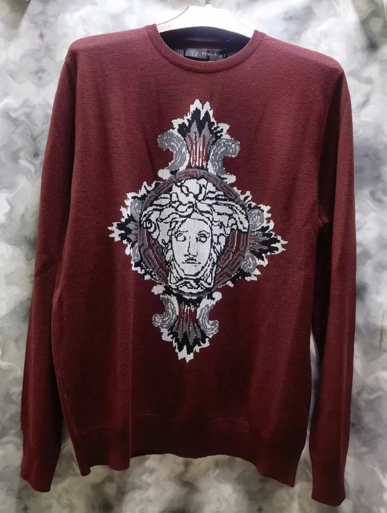 Versace Versace Men's crew neck sweater Size US XL / EU 56 / 4 - 1 Thumbnail