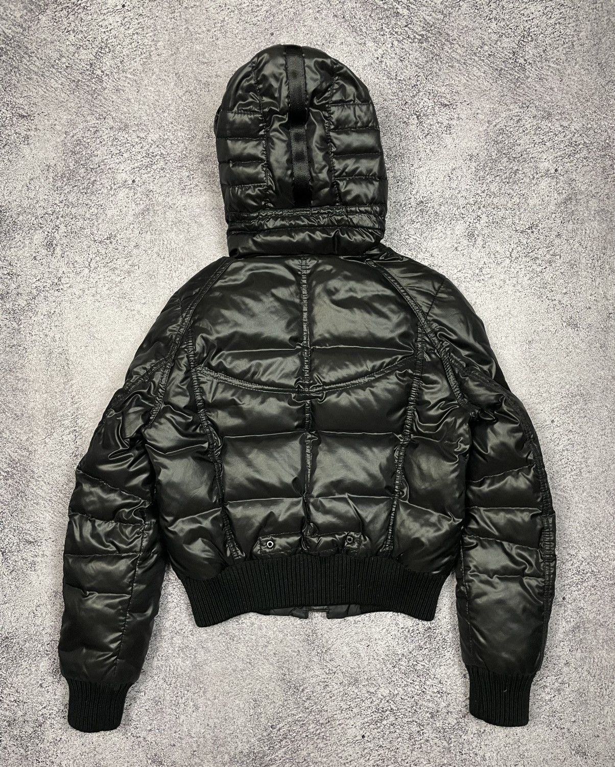 Moncler Moncler Women Hooded Down Puffer Jacket Black Size 0 S Zip Size XS / US 0-2 / IT 36-38 - 2 Thumbnail