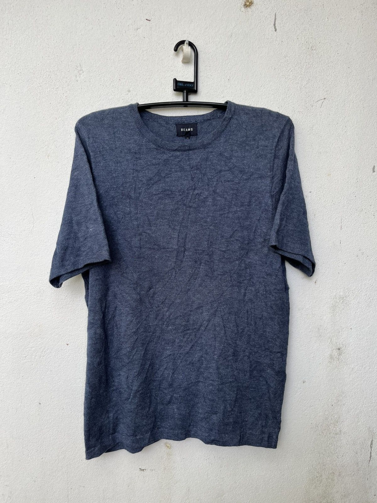 45rpm 🔥BEAMS XL BLUE BLANK MINIMALIST T SHIRTS Size US XL / EU 56 / 4 - 1 Thumbnail