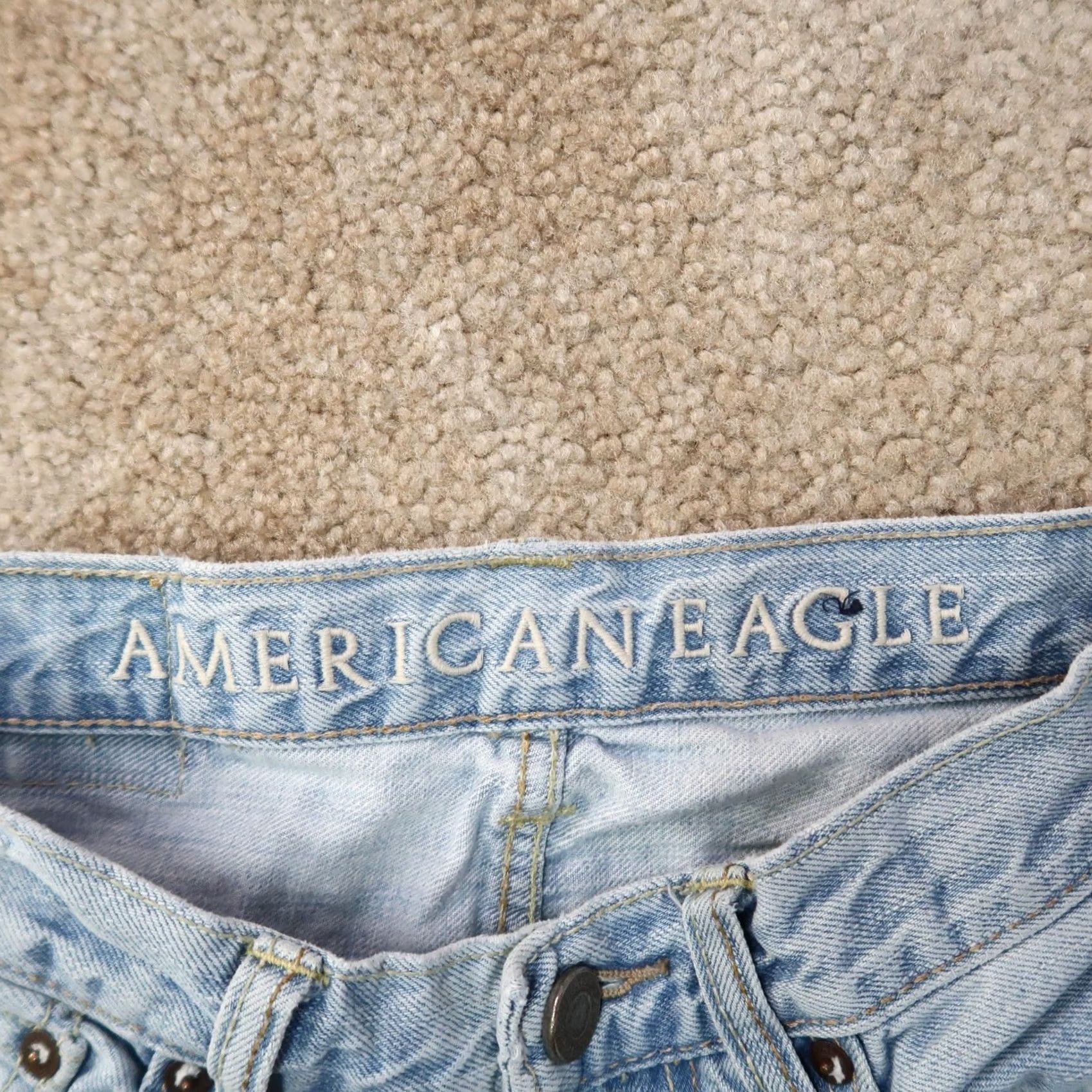 American Eagle Outfitters American Eagle Outfitters Jeans Men’s 26x28 Blue Denim Straight 5-Pocket Distressed Relaxed Low Rise Denim)$ Size US 26 / EU 42 - 6 Thumbnail