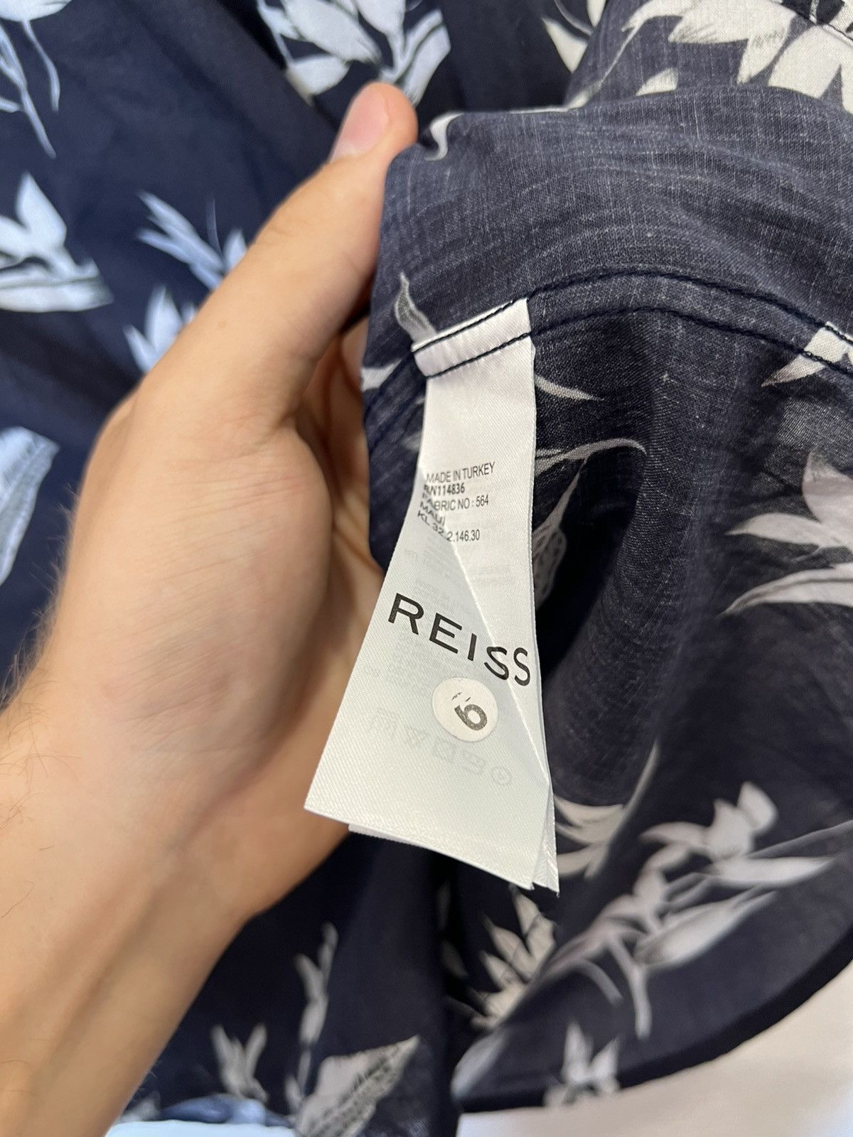 Reiss Reiss Classic Button Up Shirt Flowers Size US L / EU 52-54 / 3 - 4 Thumbnail