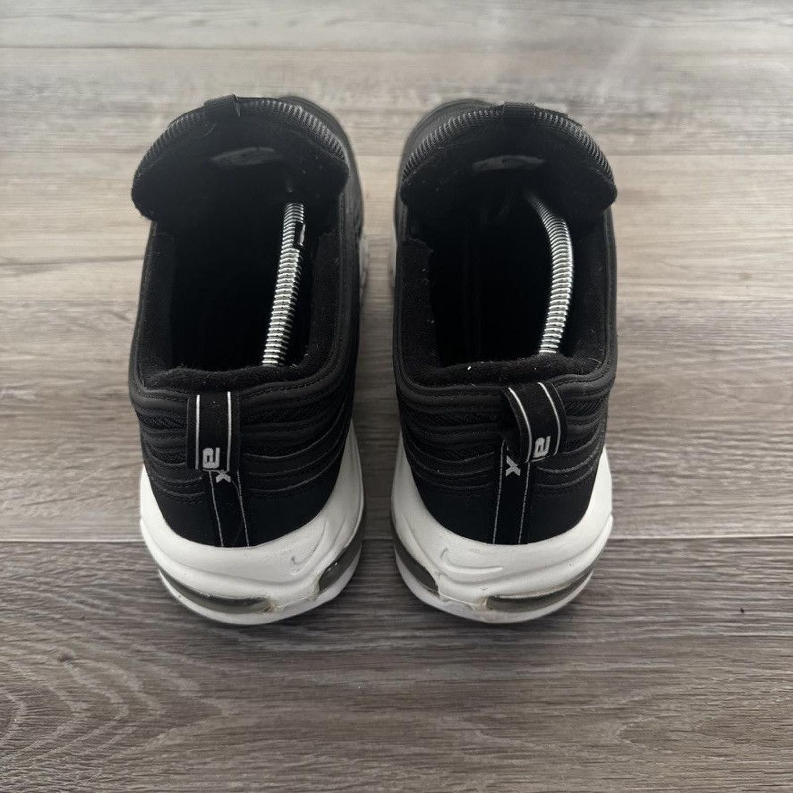 Nike NIKE • Air Max 97 "Black White" (12M) Size US 12 / EU 45 - 6 Thumbnail